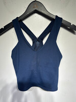 NWT Alo Navy Blue 'Bra Tank' XS