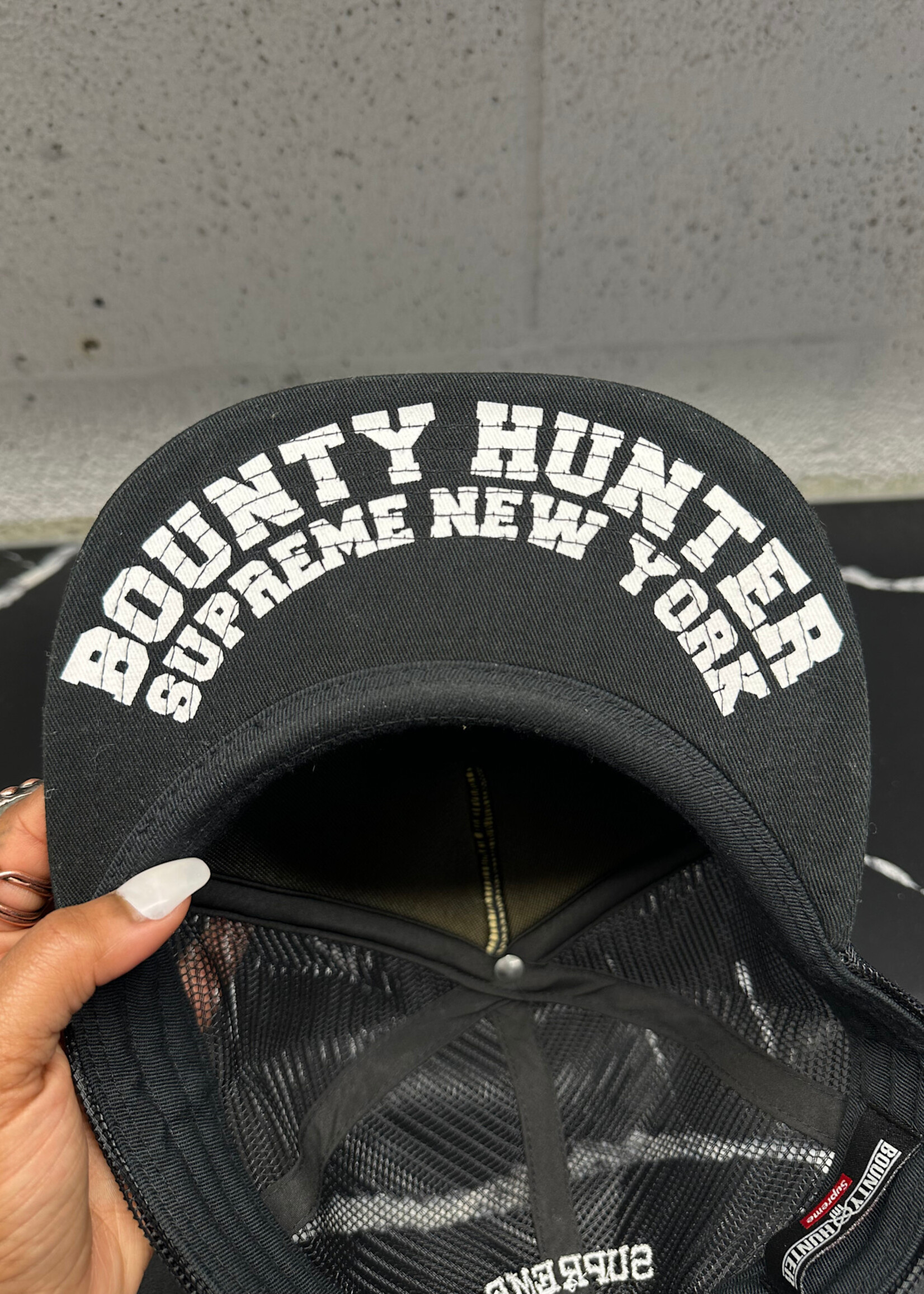 Supreme Bounty Hunter Black Snapback
