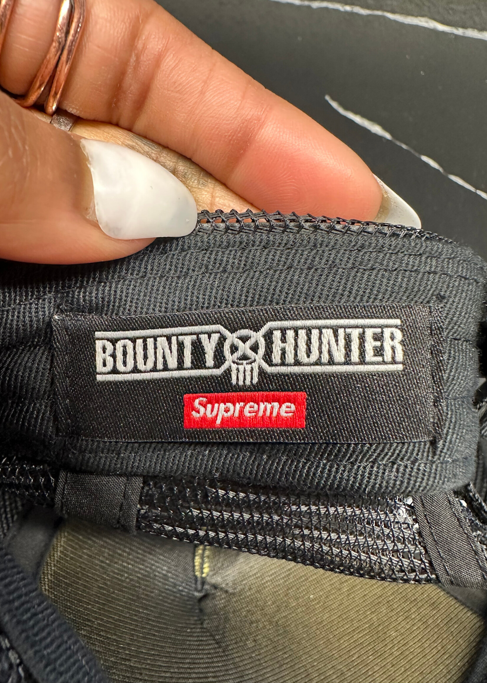 Supreme Bounty Hunter Black Snapback