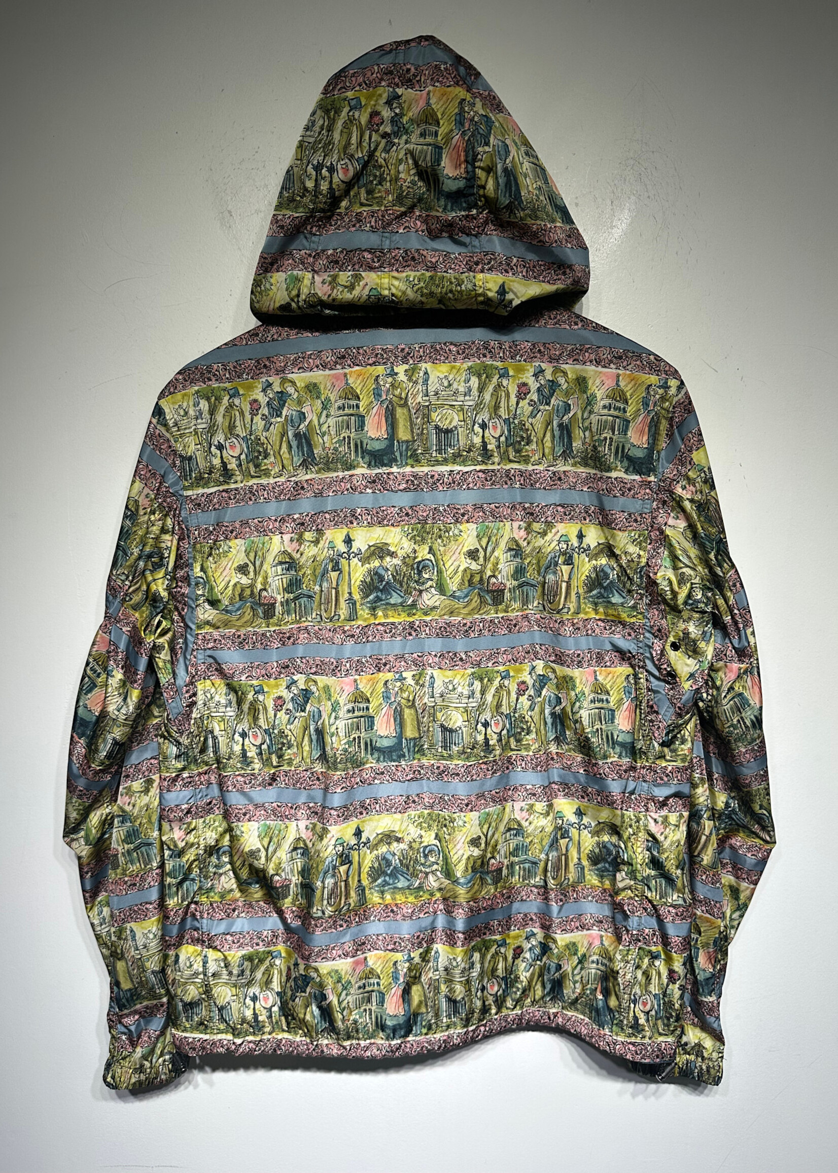 Burberry Fullerton Ilustrated Scene Windbreaker L/XL