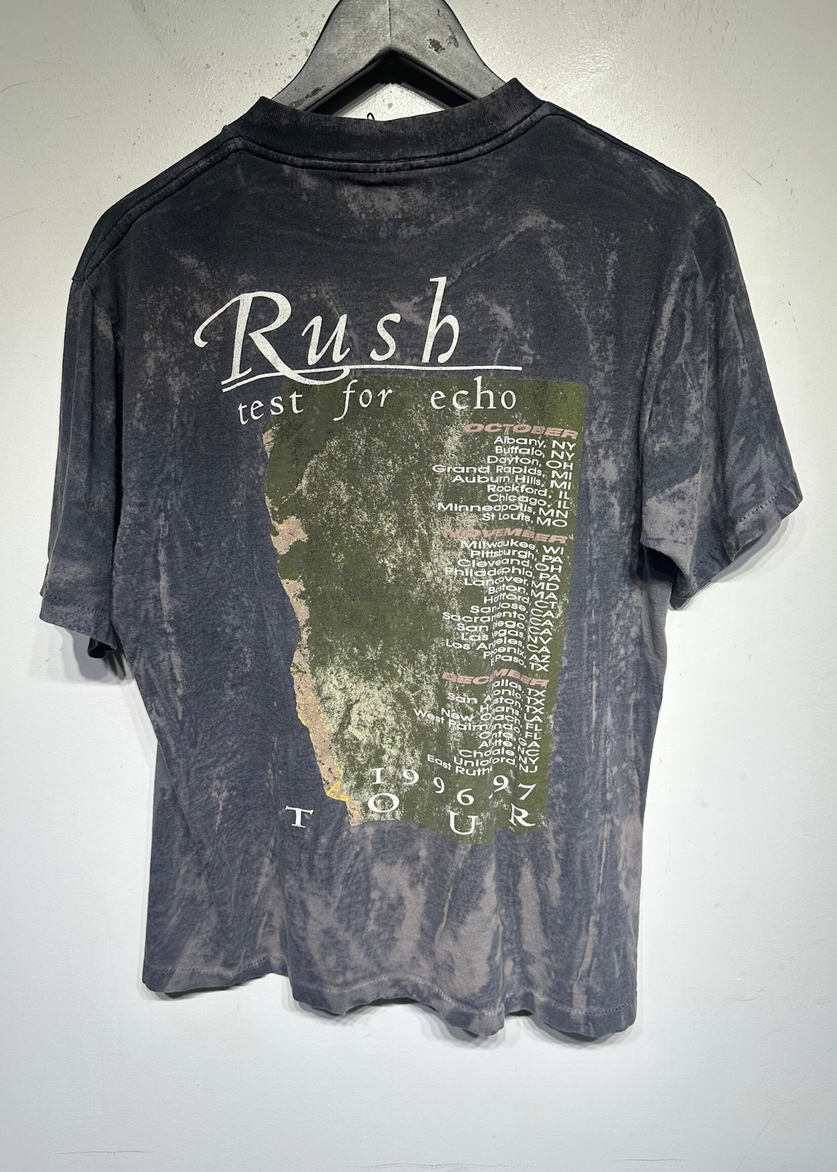 Rush 96/97 Test For Echo Acid Wash Tee M