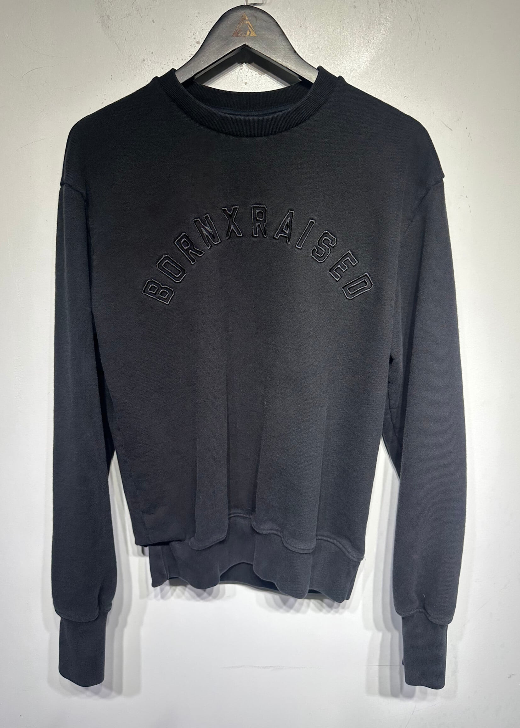 Born X Raised Black Archlogo Sweater M