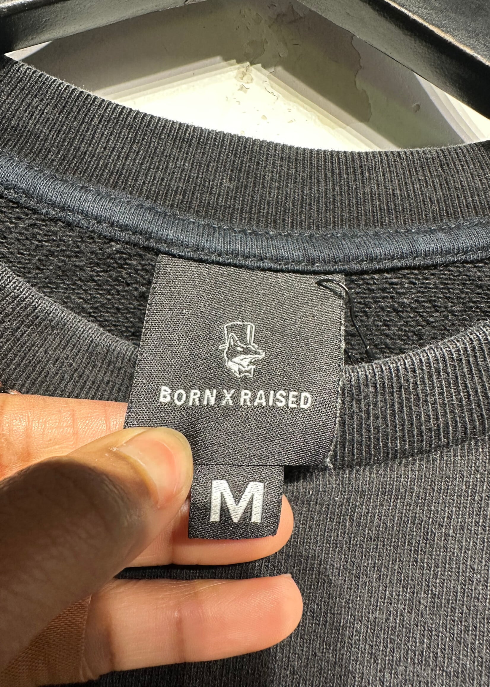 Born X Raised Black Archlogo Sweater M