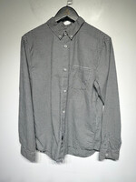 APC Black White Gingham BU LS Shirt L
