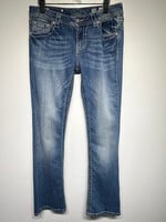 Miss Me Bootcut Back Emblish Pocket Denim Fem 30"