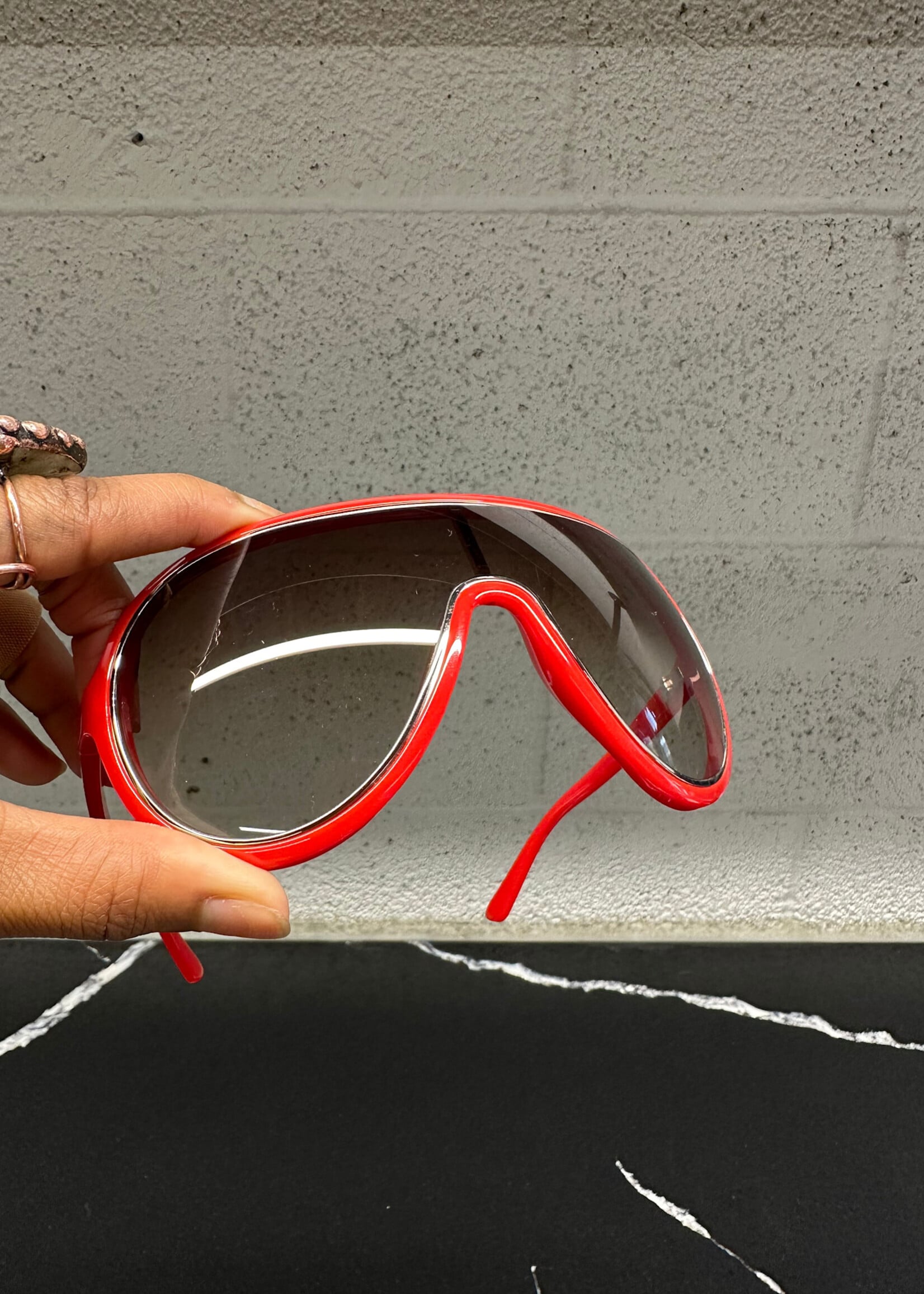 Marc Jacobs Red Shield Glasses W CASE