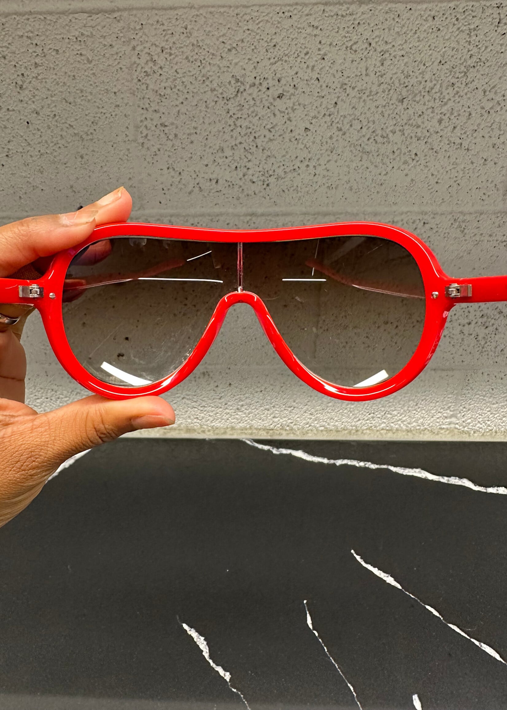 Marc Jacobs Red Shield Glasses W CASE