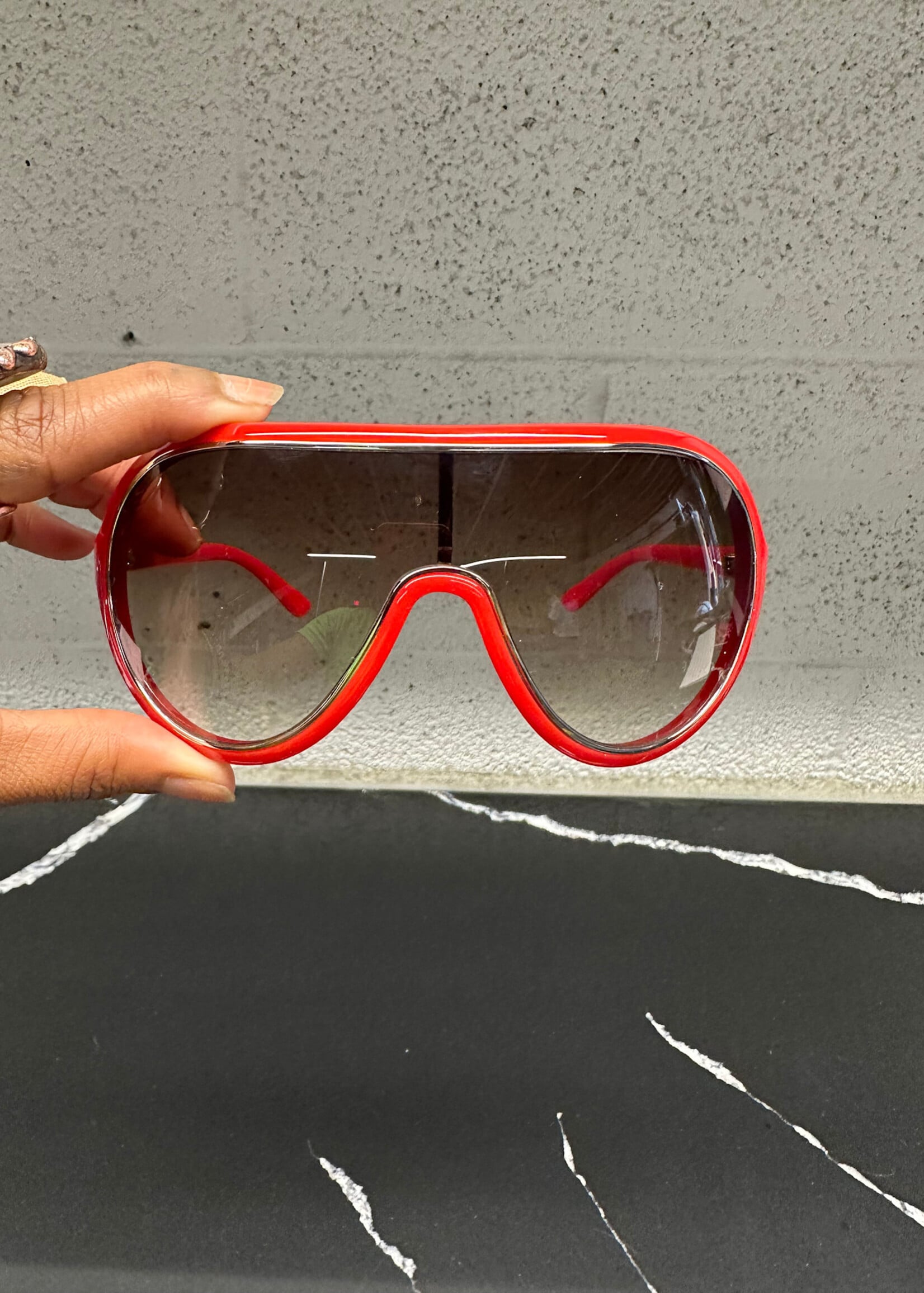 Marc Jacobs Red Shield Glasses W CASE