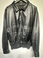You Got To Move Vintage Black Leather Jacket Masc L