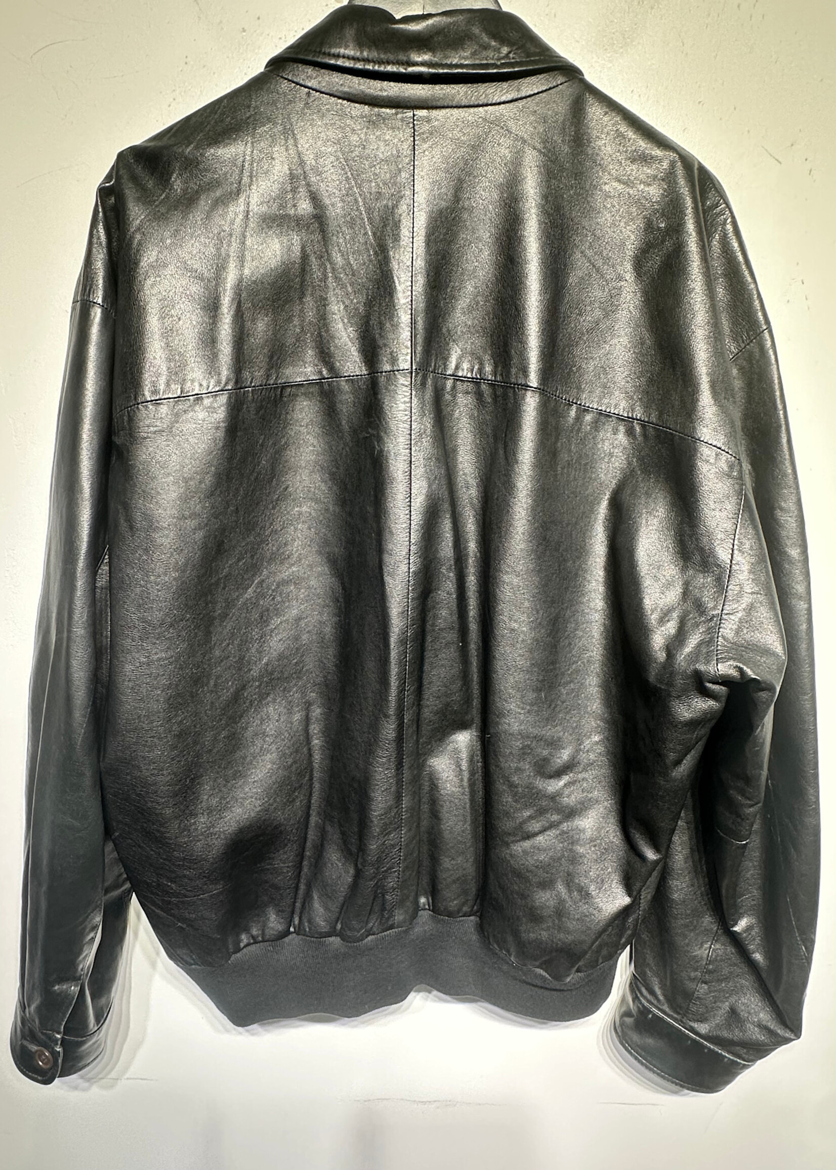 You Got To Move Vintage Black Leather Jacket Masc L