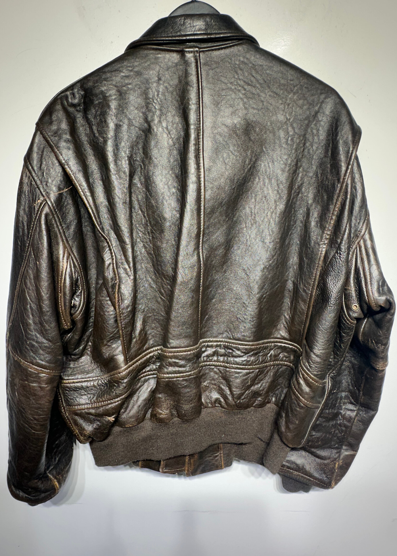 Avirex Vintaeg G2 Brown Leather Jacket XL