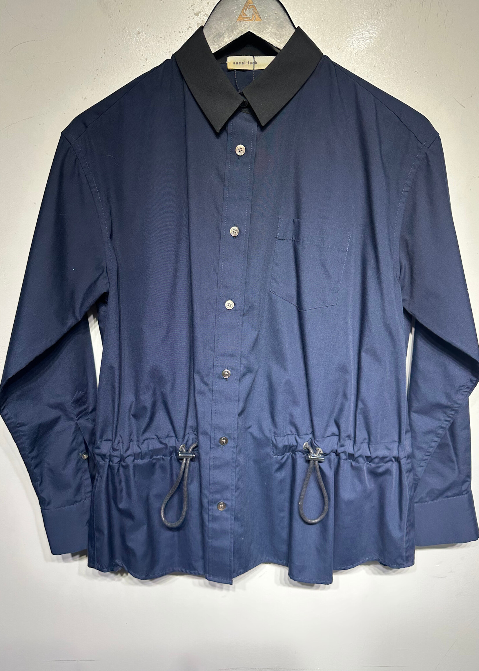 Sacai Navy Blue Cinch BU S/M
