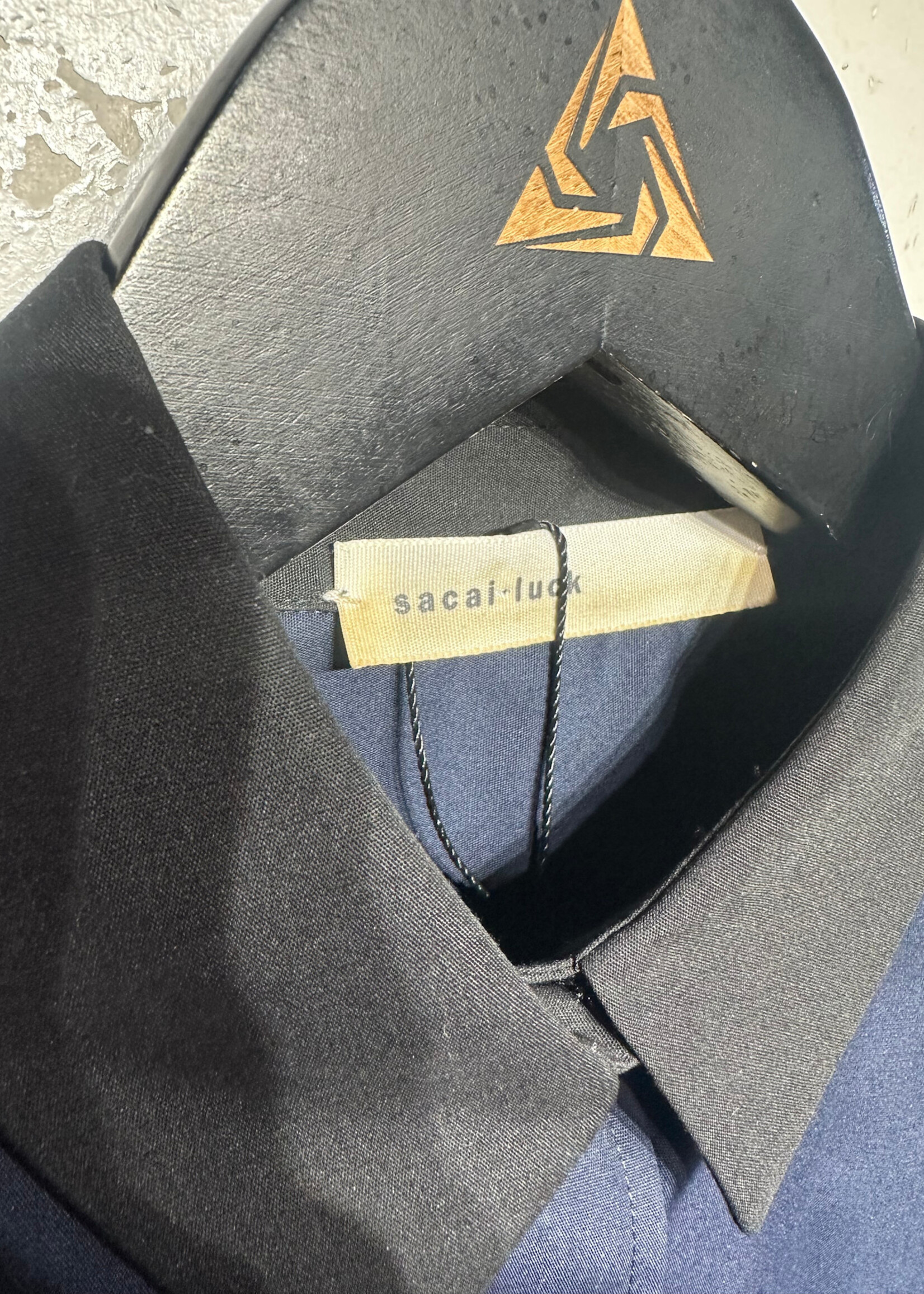 Sacai Navy Blue Cinch BU S/M