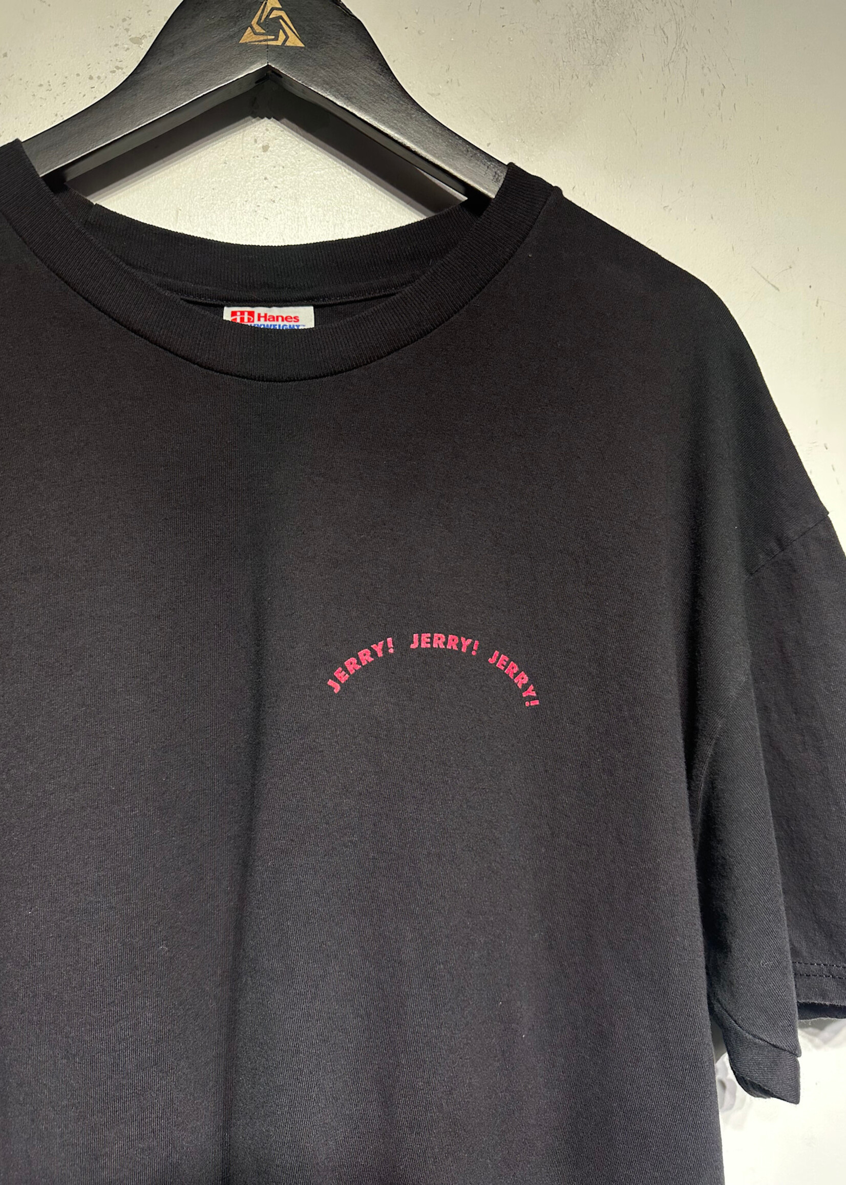 Jerry Springer Too Hot Vintage Black Tee XL