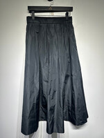 Maje NWT Black Pleated Maxi Skirt 28