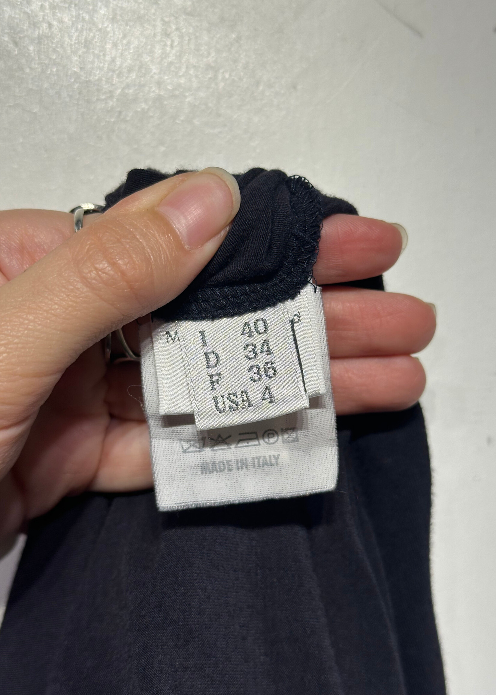 Brunello Cucinelli Navy Blue Ruched Dress XS/S