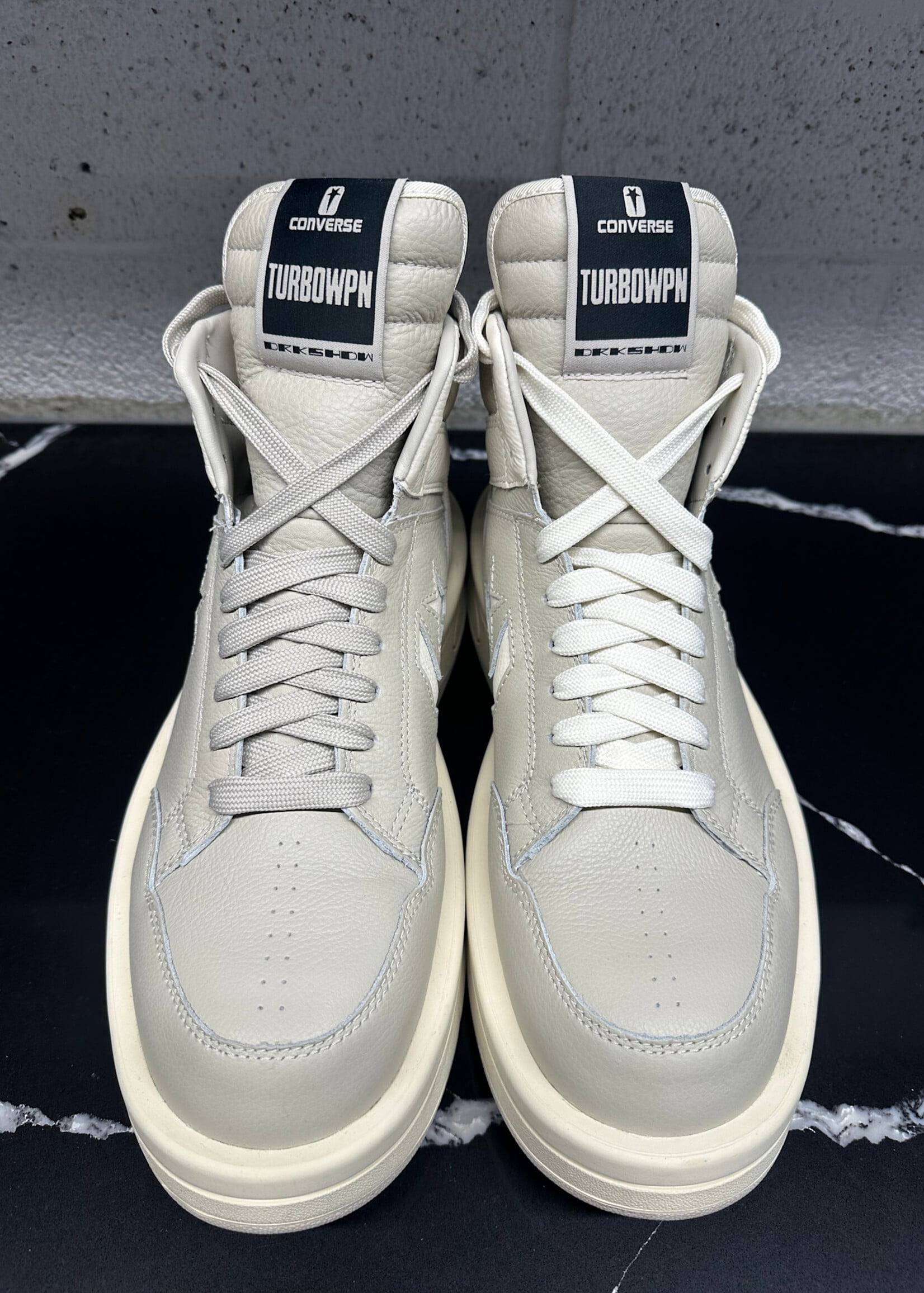 Rick Owens x Converse White Grey Sneakers Masc 12