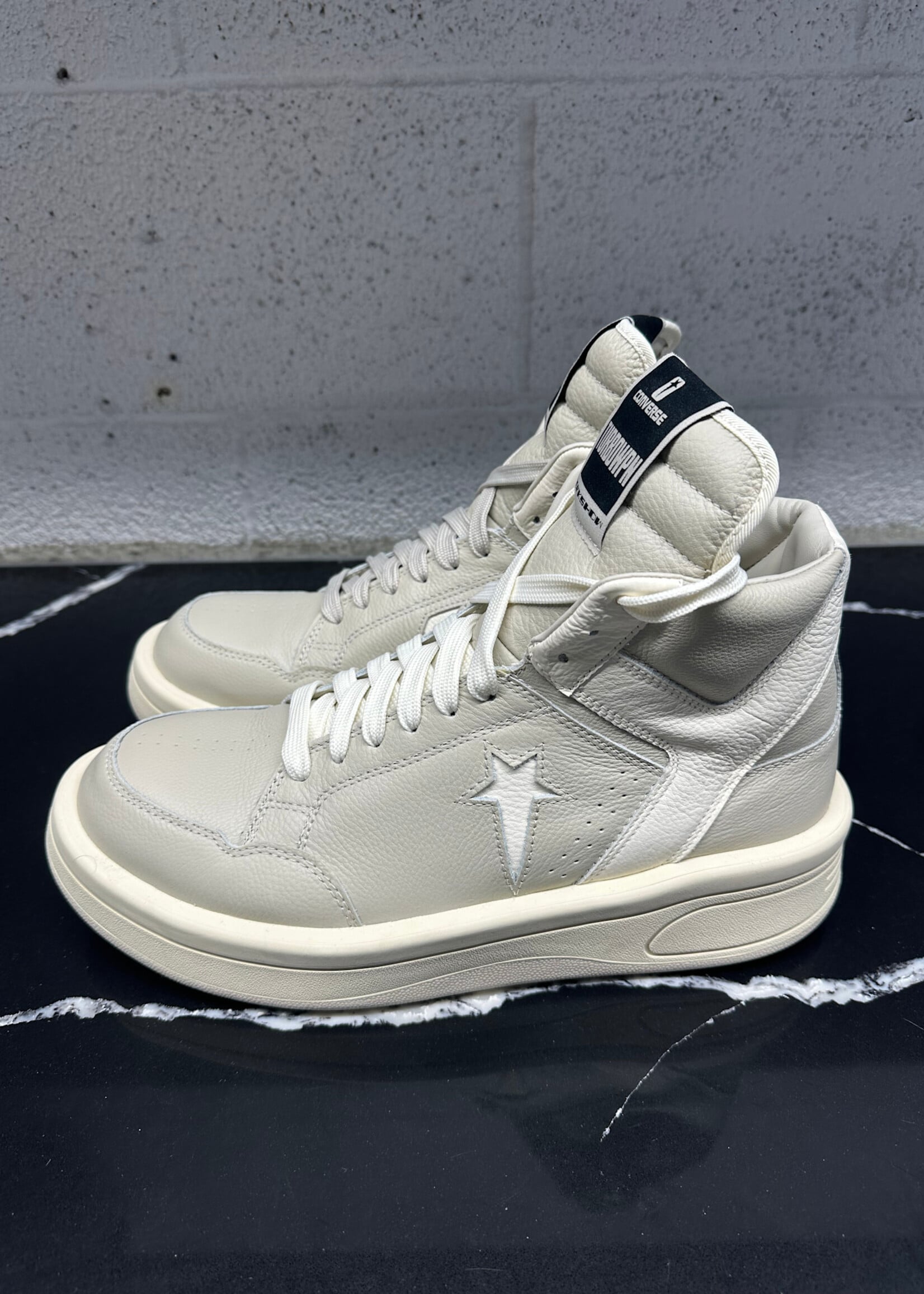 Rick Owens x Converse White Grey Sneakers Masc 12