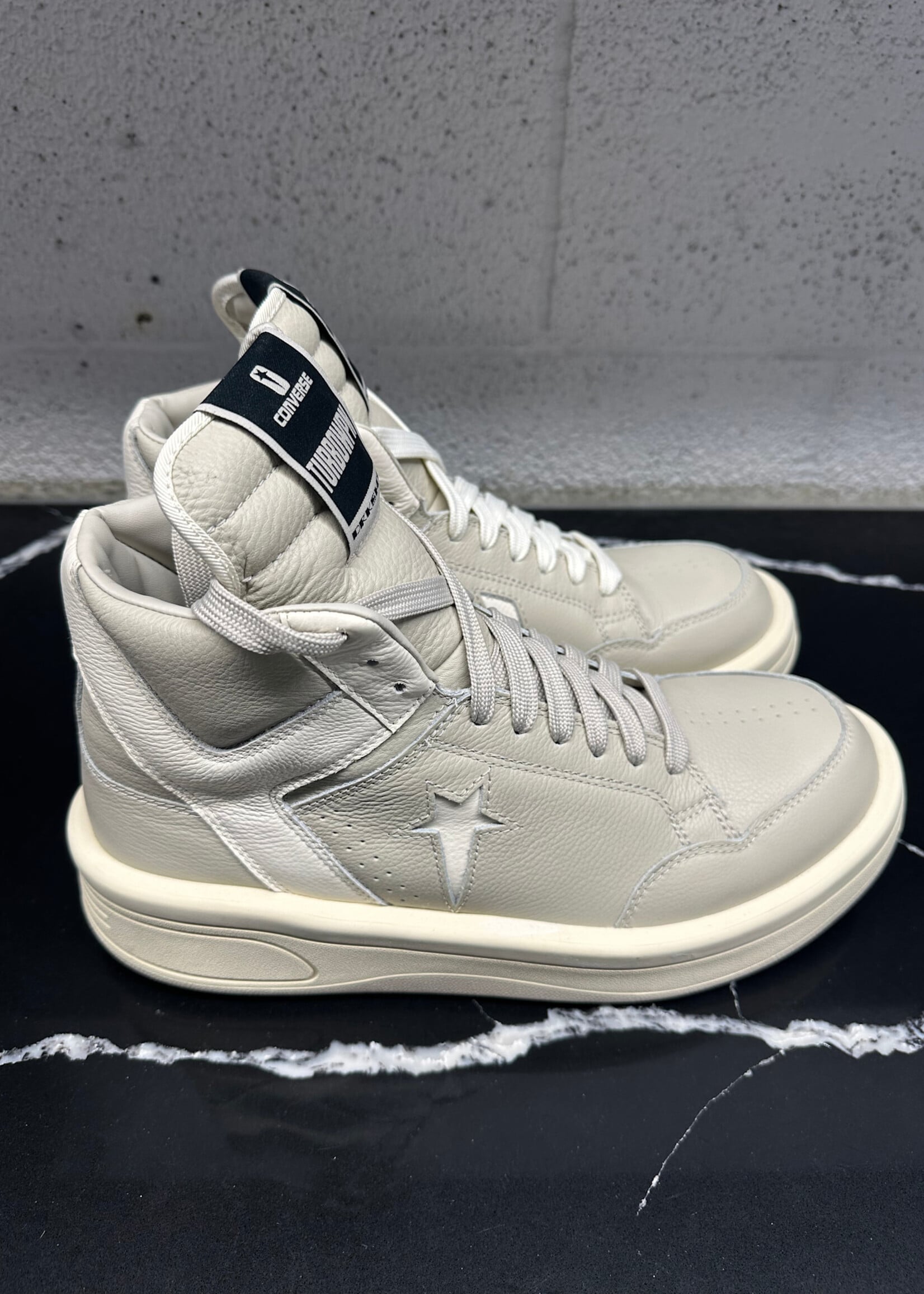 Rick Owens x Converse White Grey Sneakers Masc 12