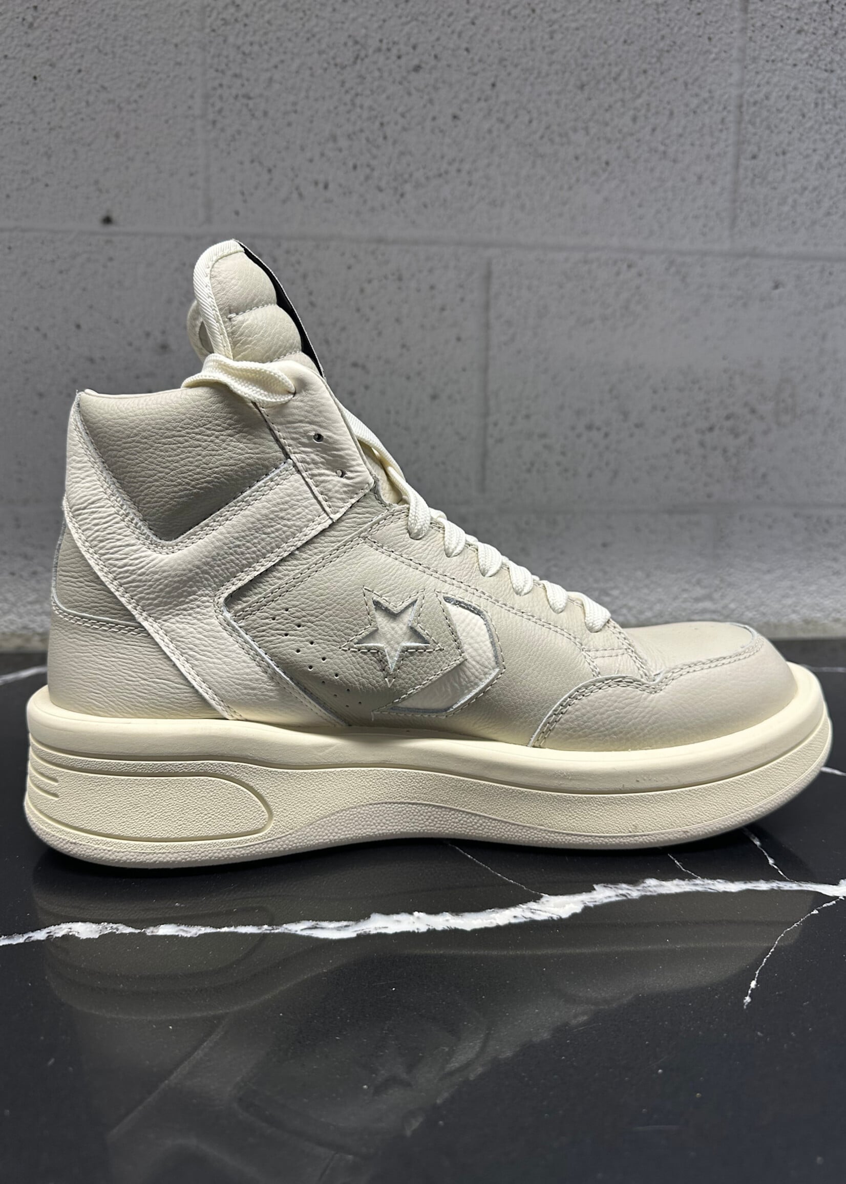 Rick Owens x Converse White Grey Sneakers Masc 12