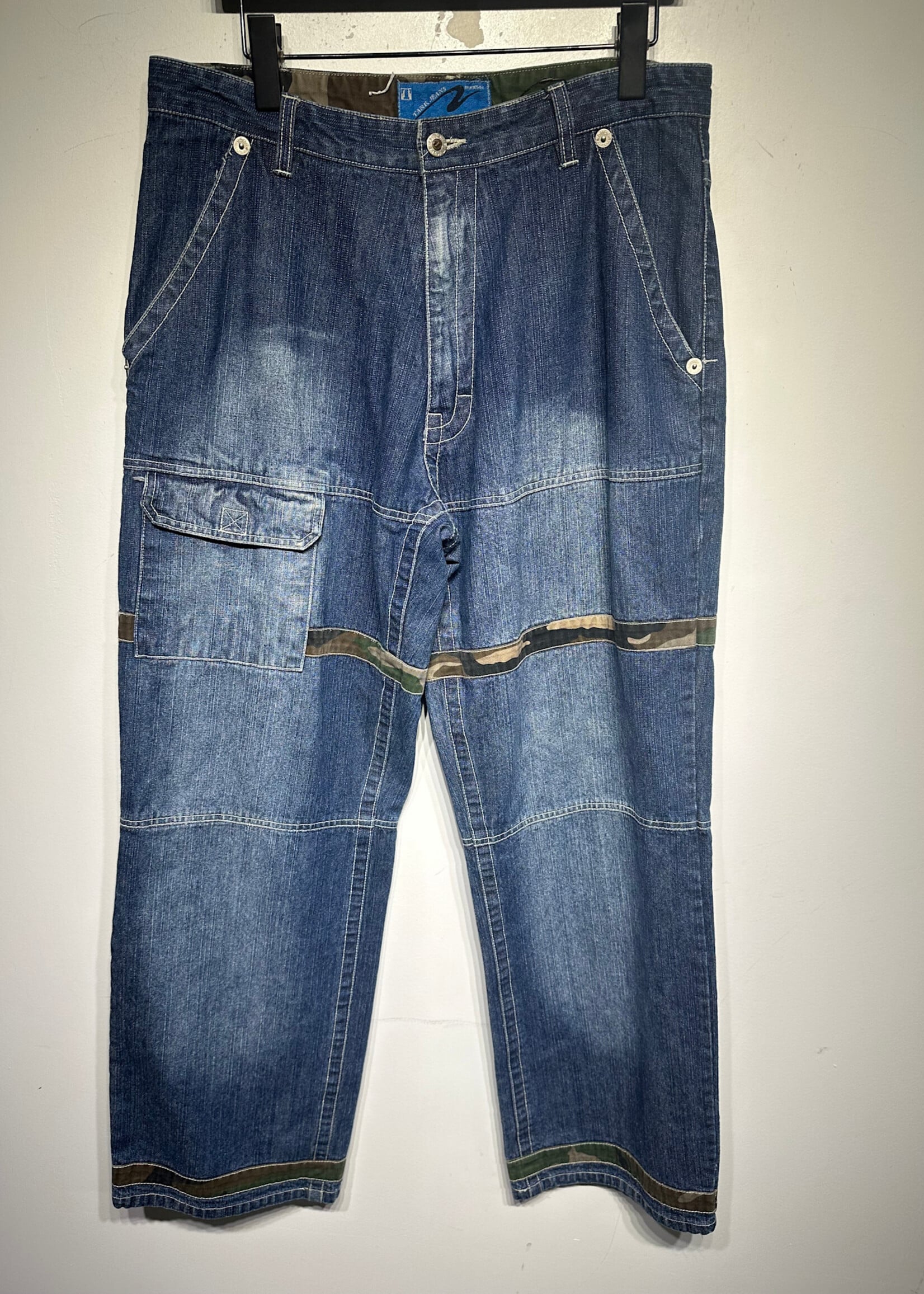 Tank Jeans Patchwork Camo Jeans Masc 34