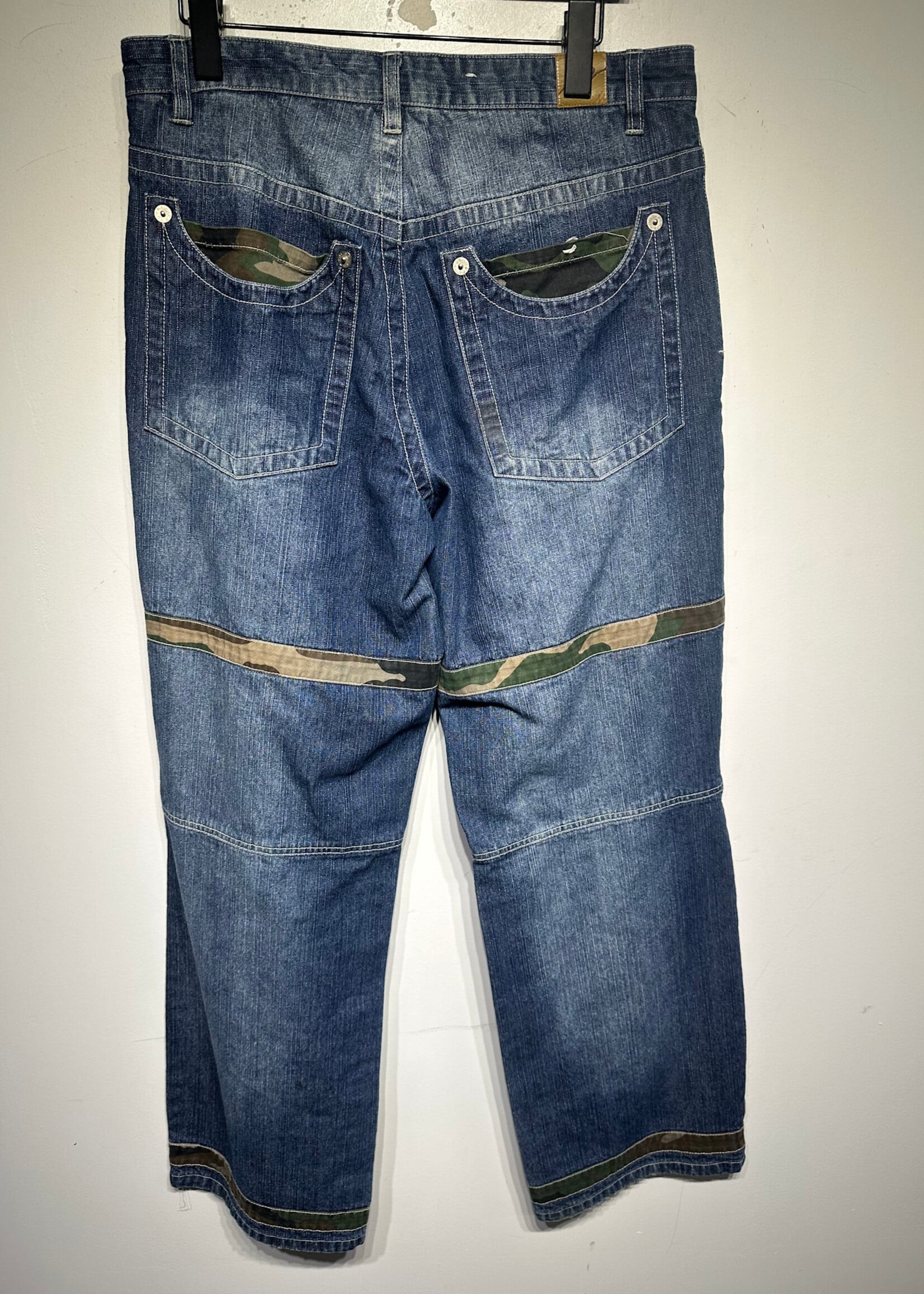 Tank Jeans Patchwork Camo Jeans Masc 34