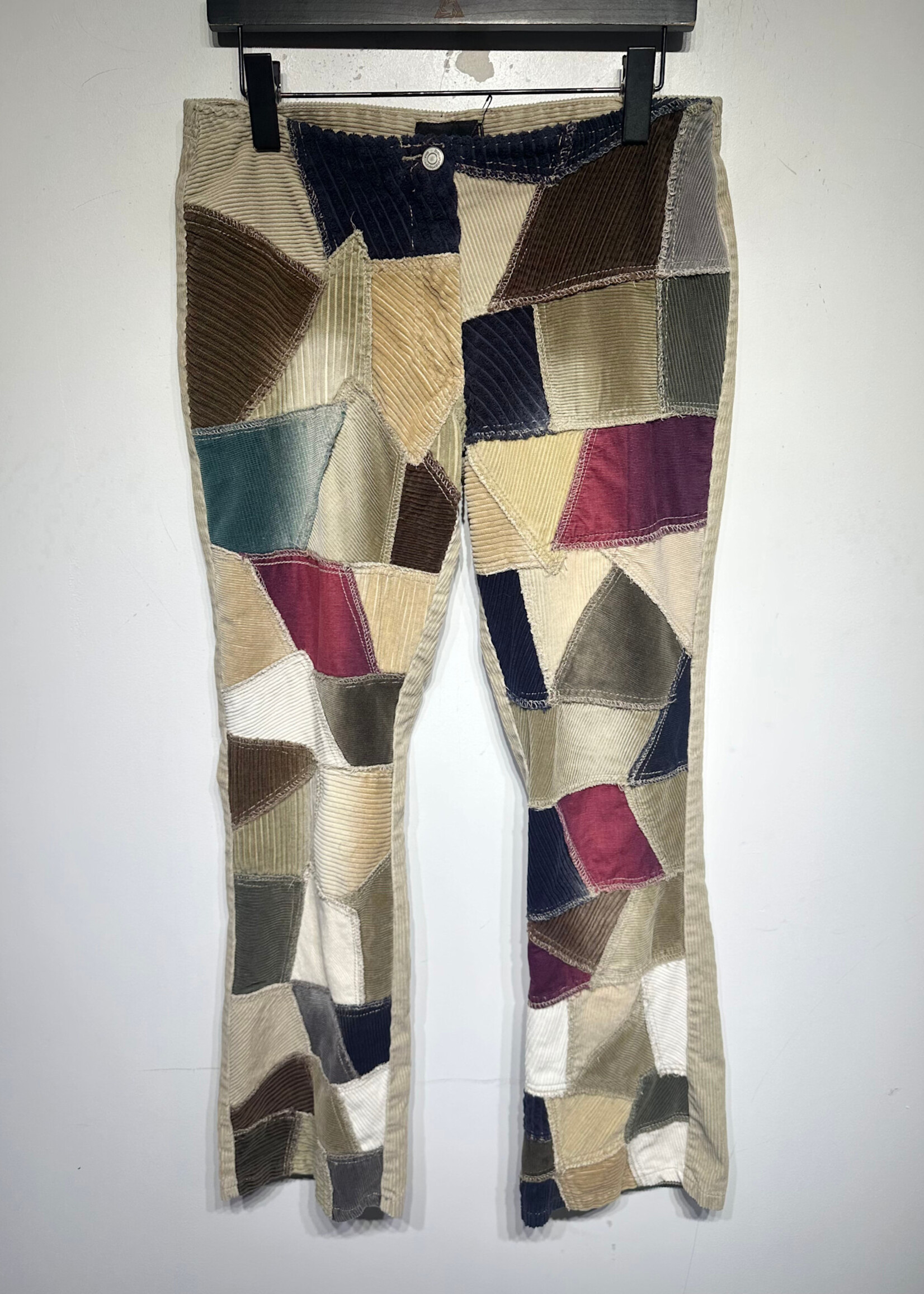 No Boundaries Corduroy Patwork Pants 31