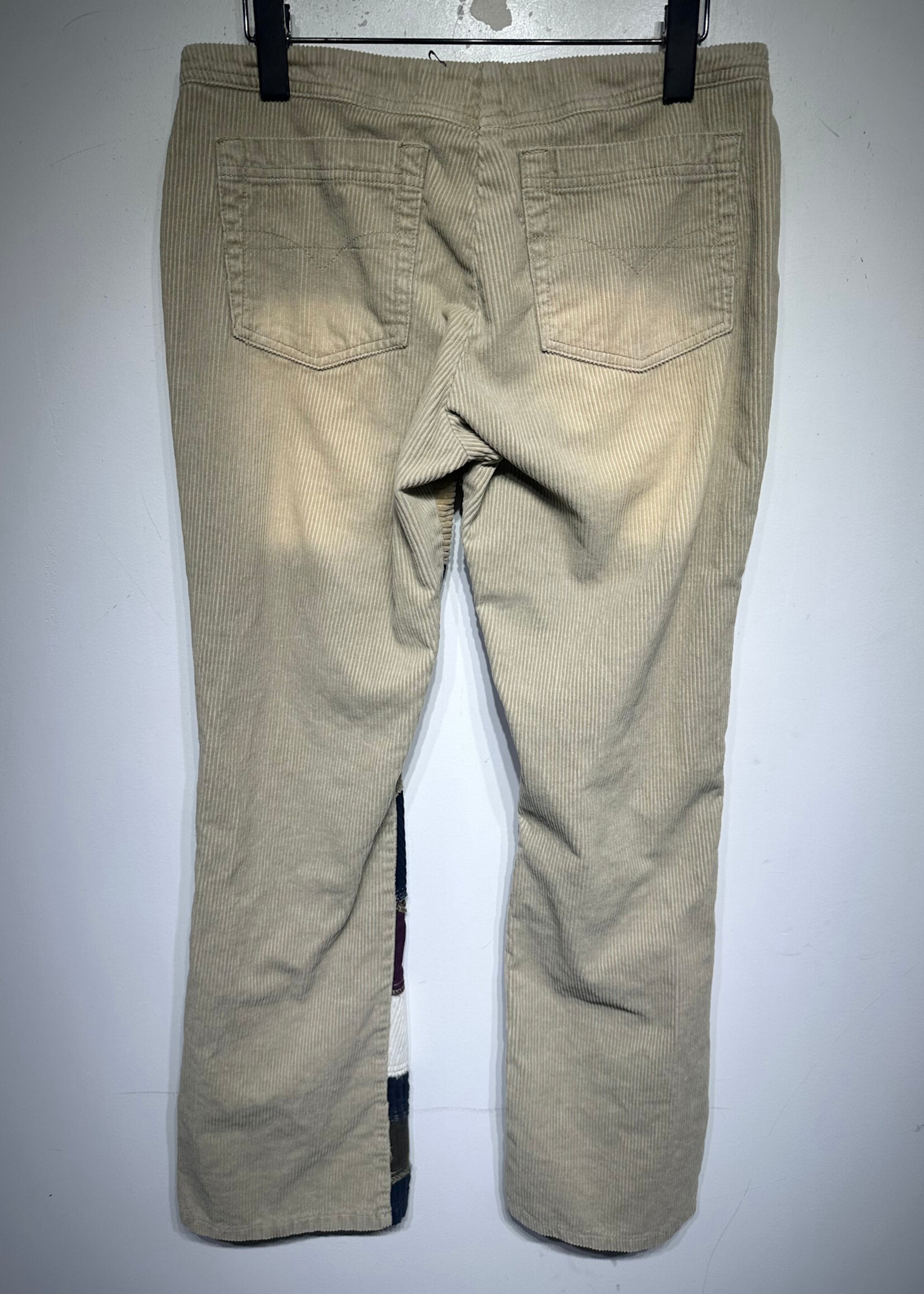 No Boundaries Corduroy Patwork Pants 31