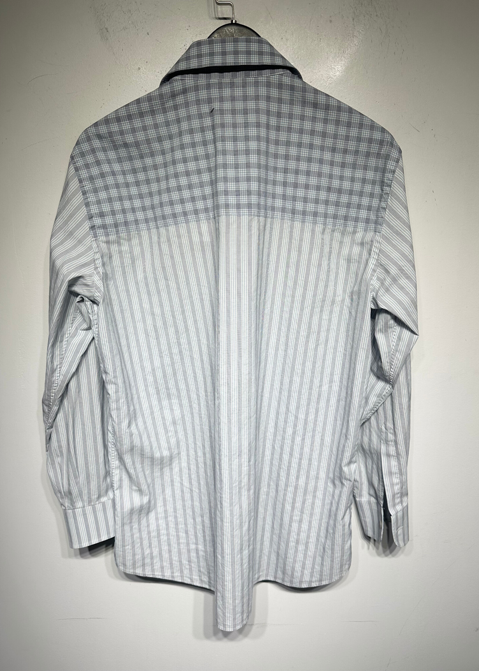 Ferragamo Split Check Derby Fit LS Shirt L/XL