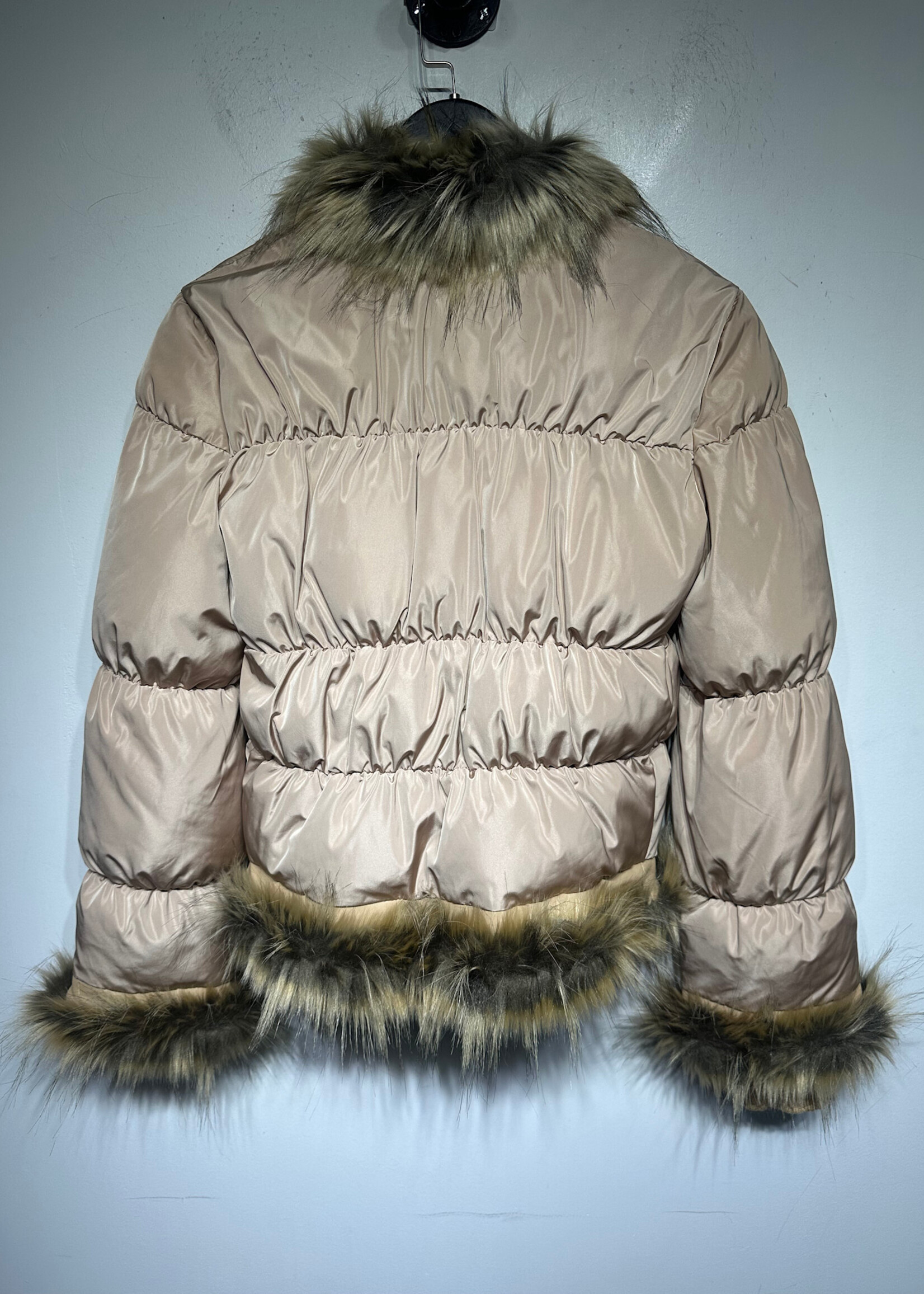 IAMGIA Tan Puffer Jacket Fem XS