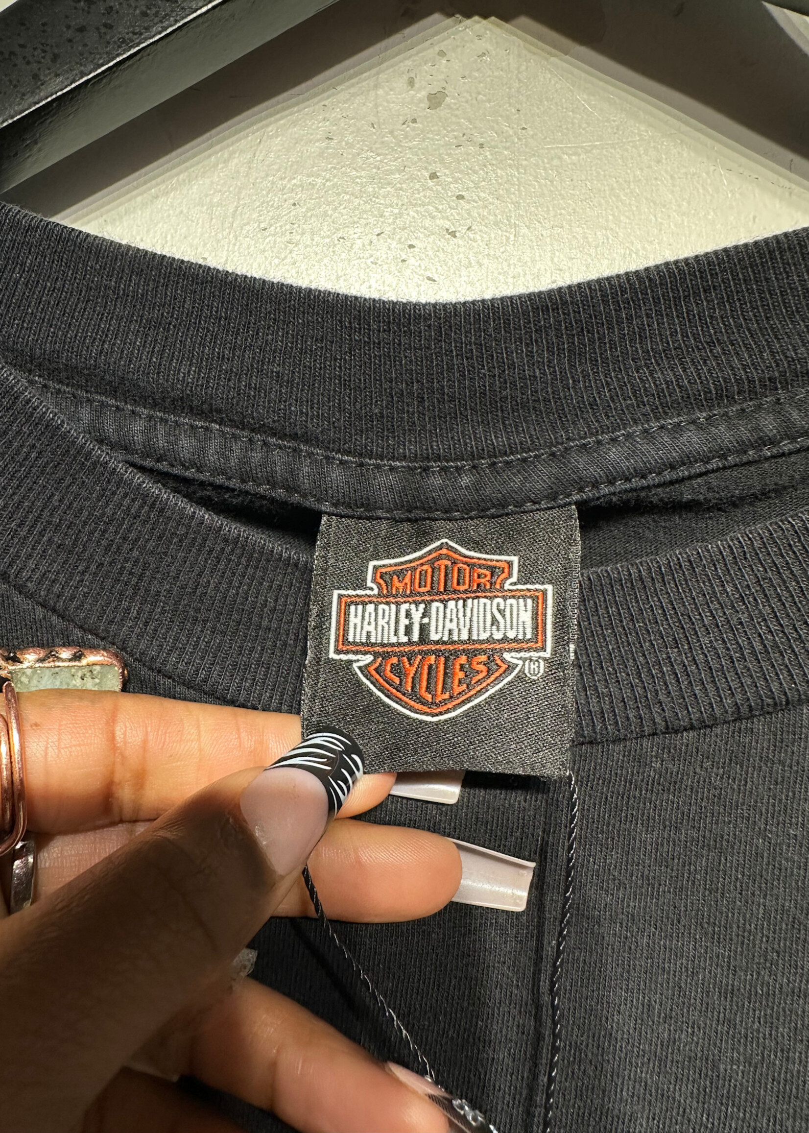 Harley Davidson Detroit Michigan Black Tee Masc XXL
