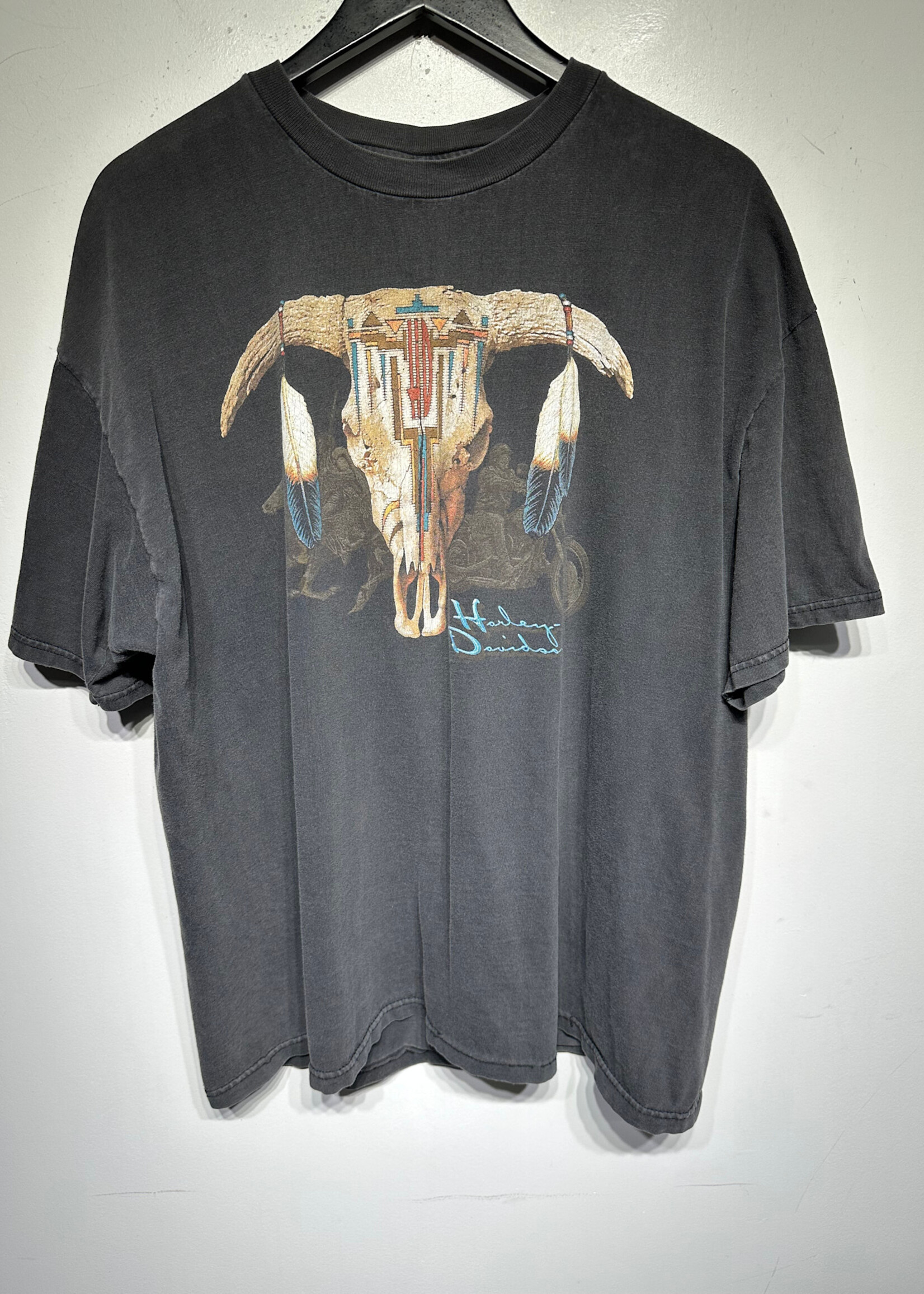 Harley Henderson Nevada Faded Black Tee Masc XL