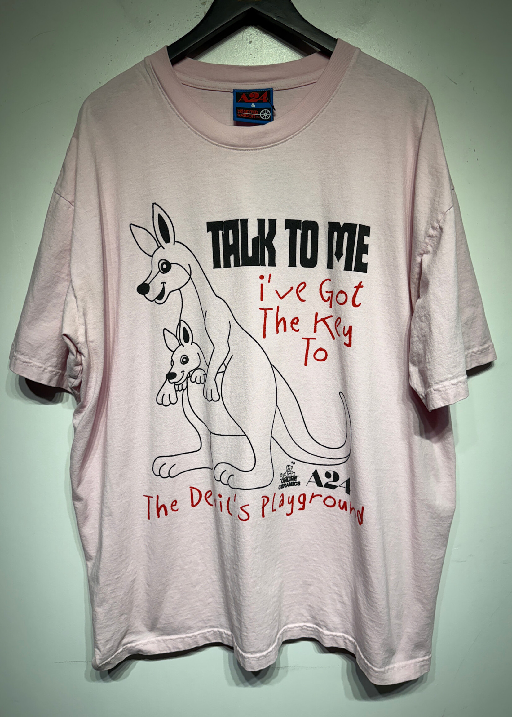 Online Ceramics A24 Pink Tee 2X