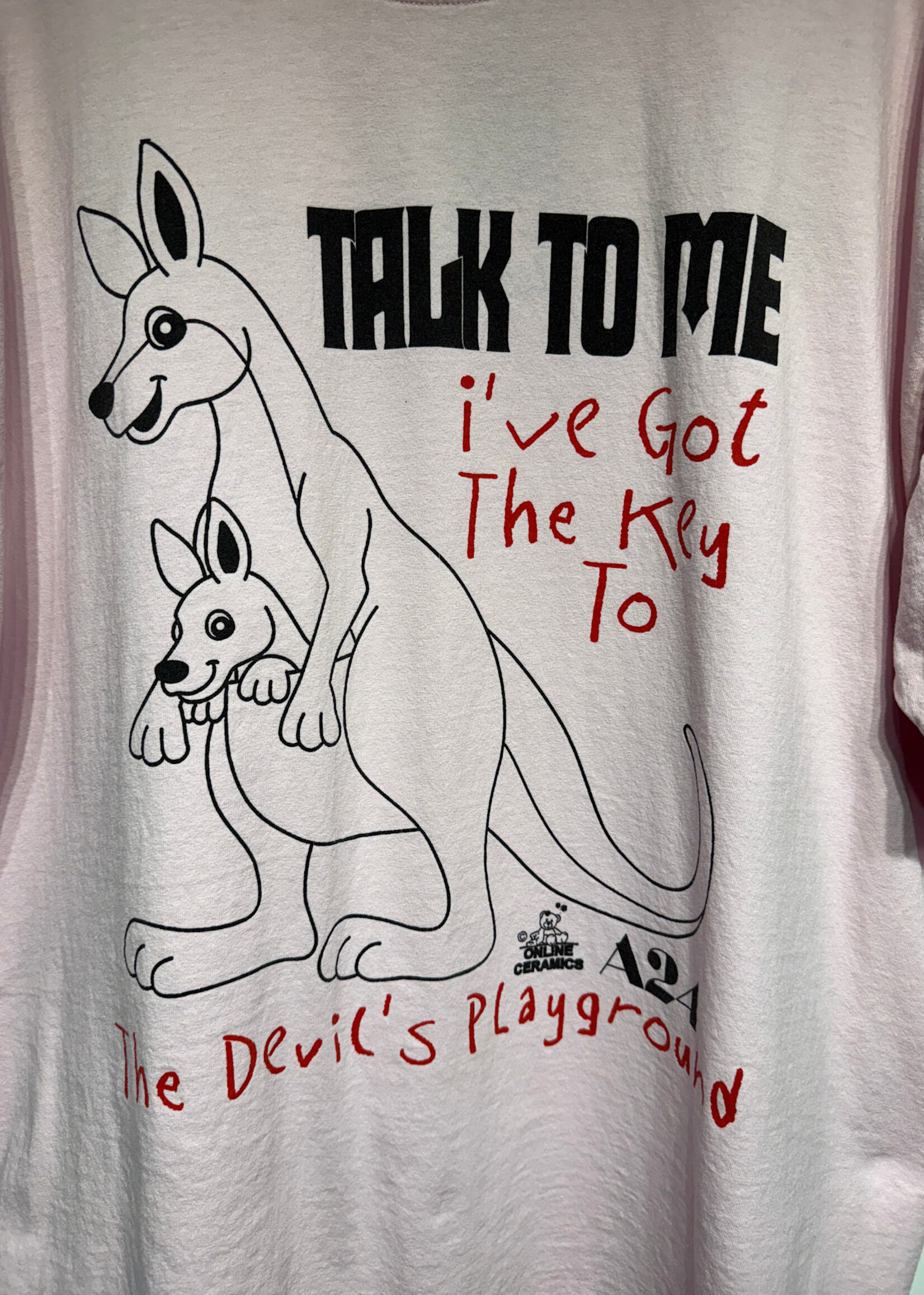 Online Ceramics A24 Pink Tee 2X