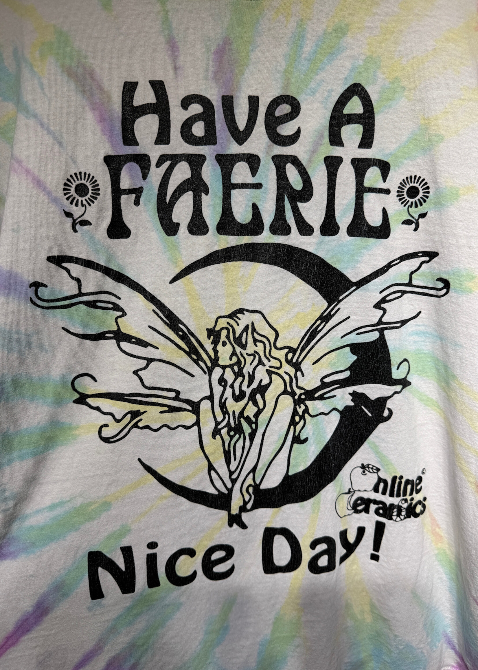 Online Ceramics Have A Faerie Tie Dye Tee 2X