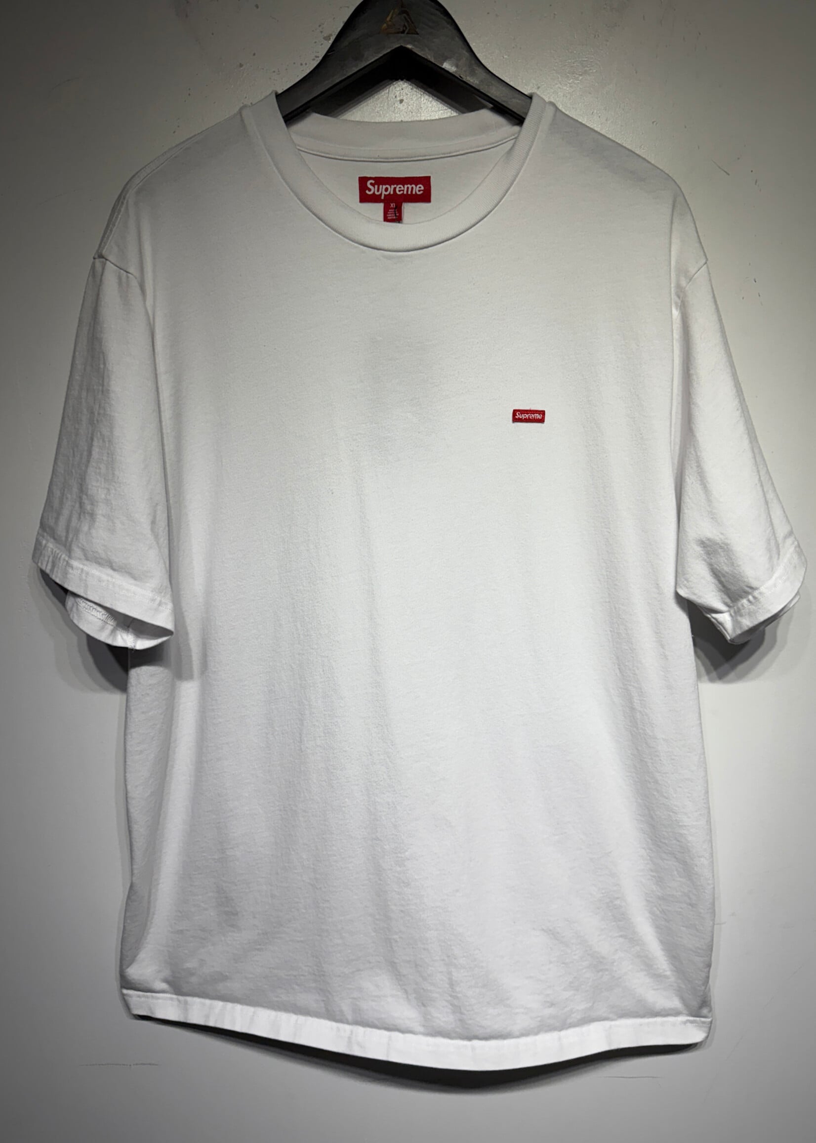Supreme White Small Box Logo Tee Masc XL