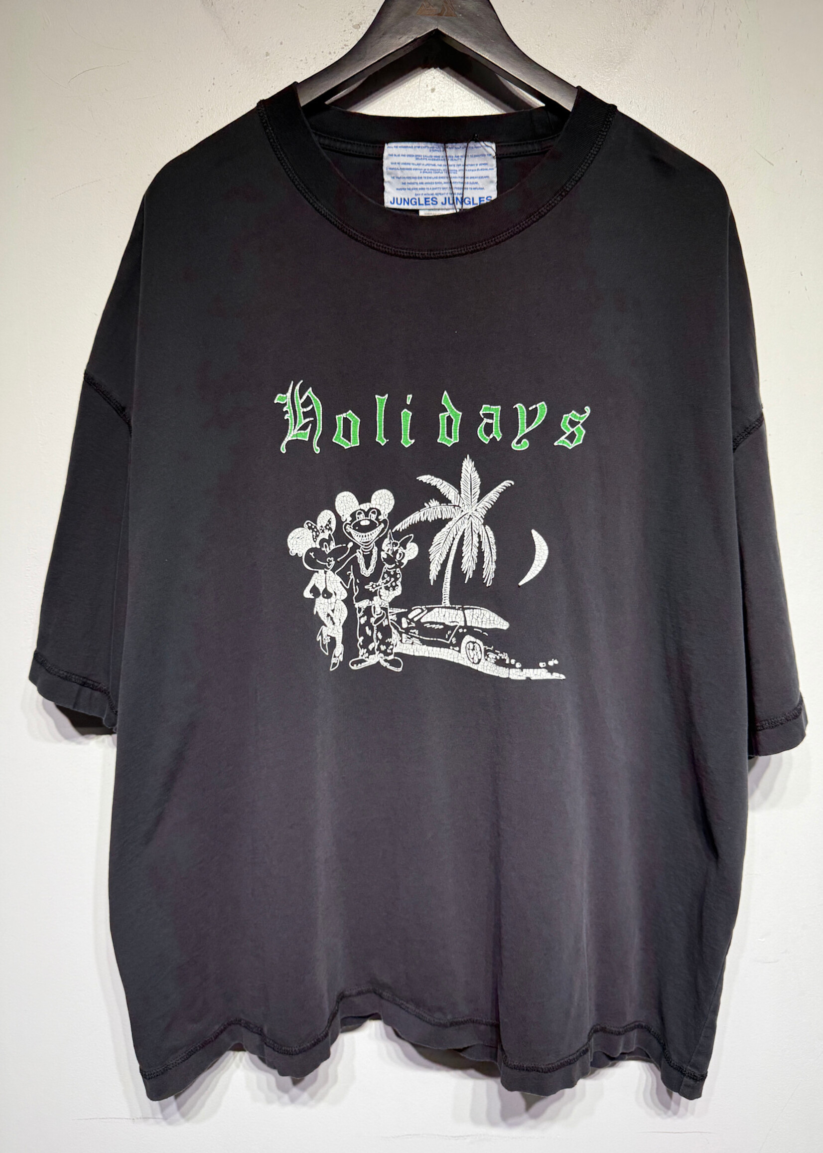Jungles Jungles Holidays Black Tee 2X
