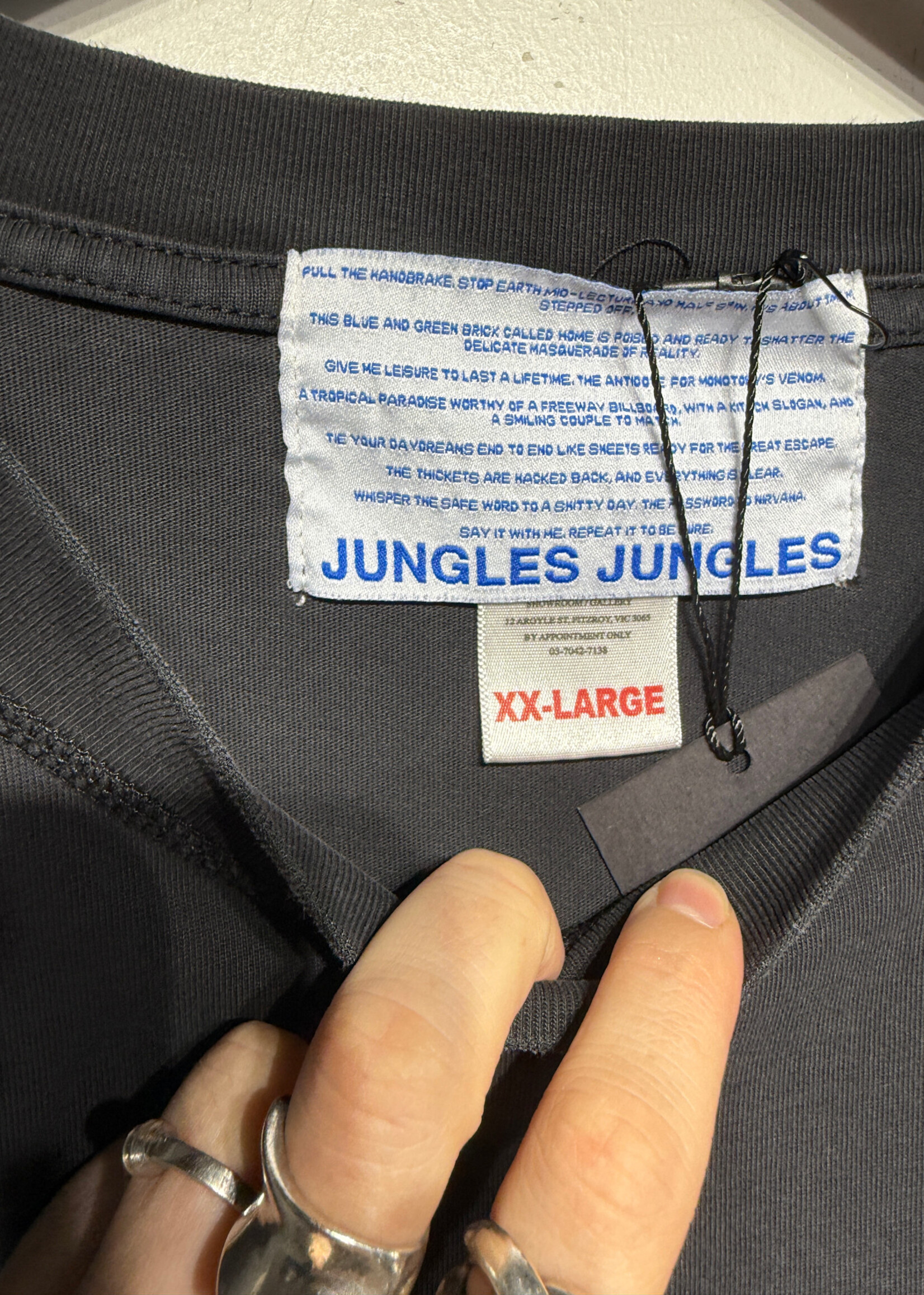 Jungles Jungles Holidays Black Tee 2X