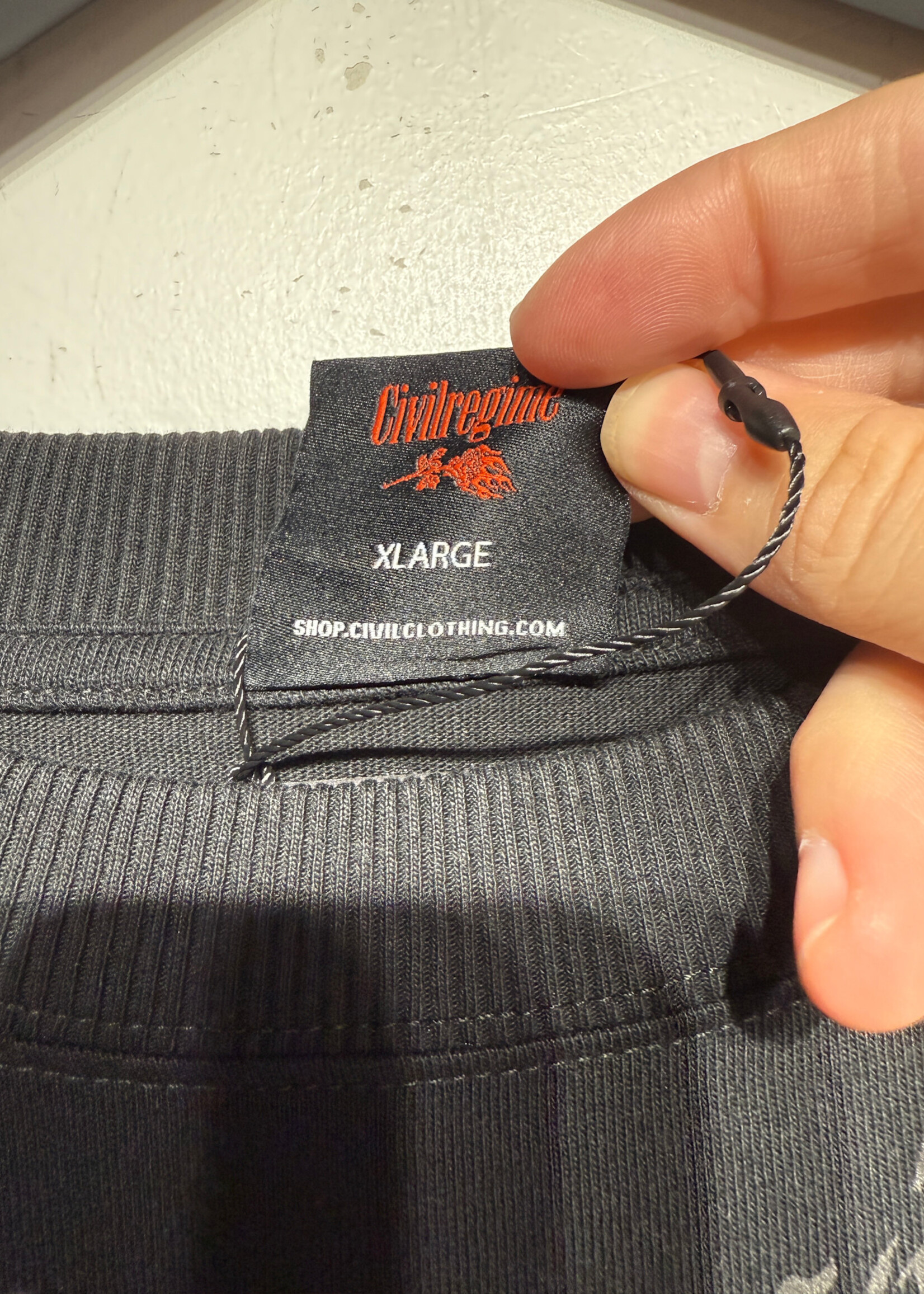 Civil Regime NWT Black/Red Bleach AOP Tee XL