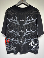 Civil Regime NWT Black/White Bleach Aop Tee S