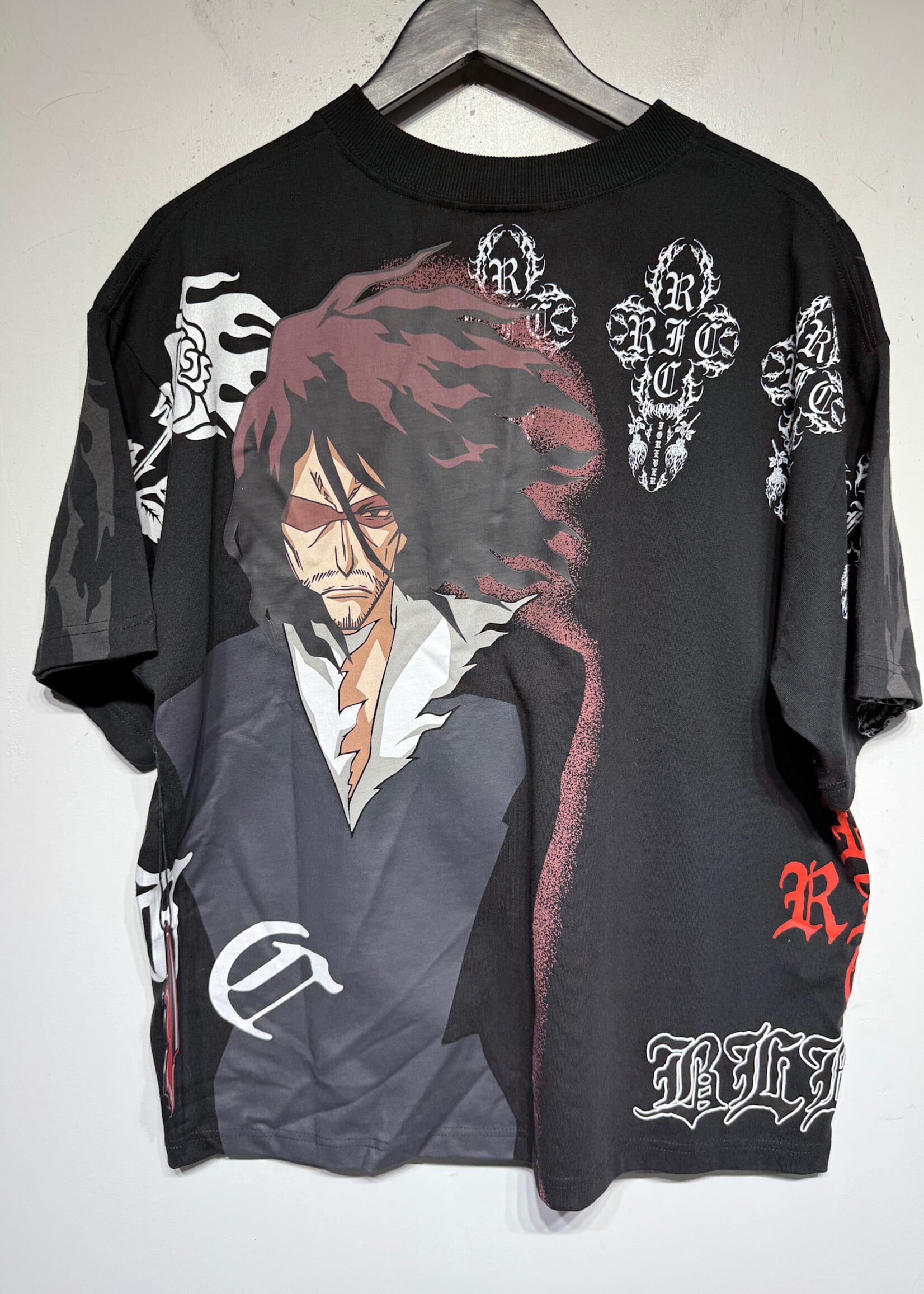 Civil Regime NWT Black/White Bleach Aop Tee S