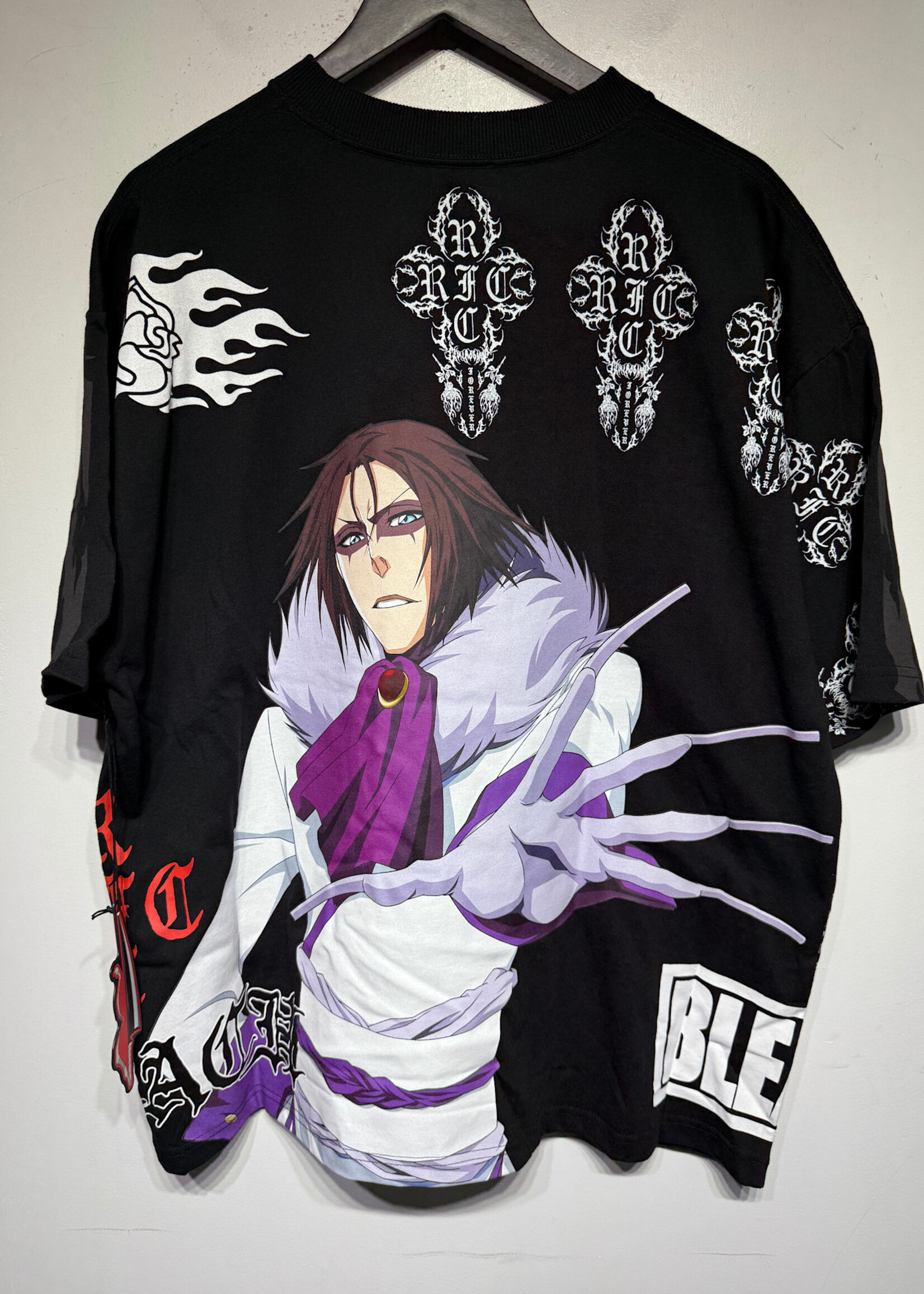 Civil Regime NWT Black/Purple Bleach AOP Tee M