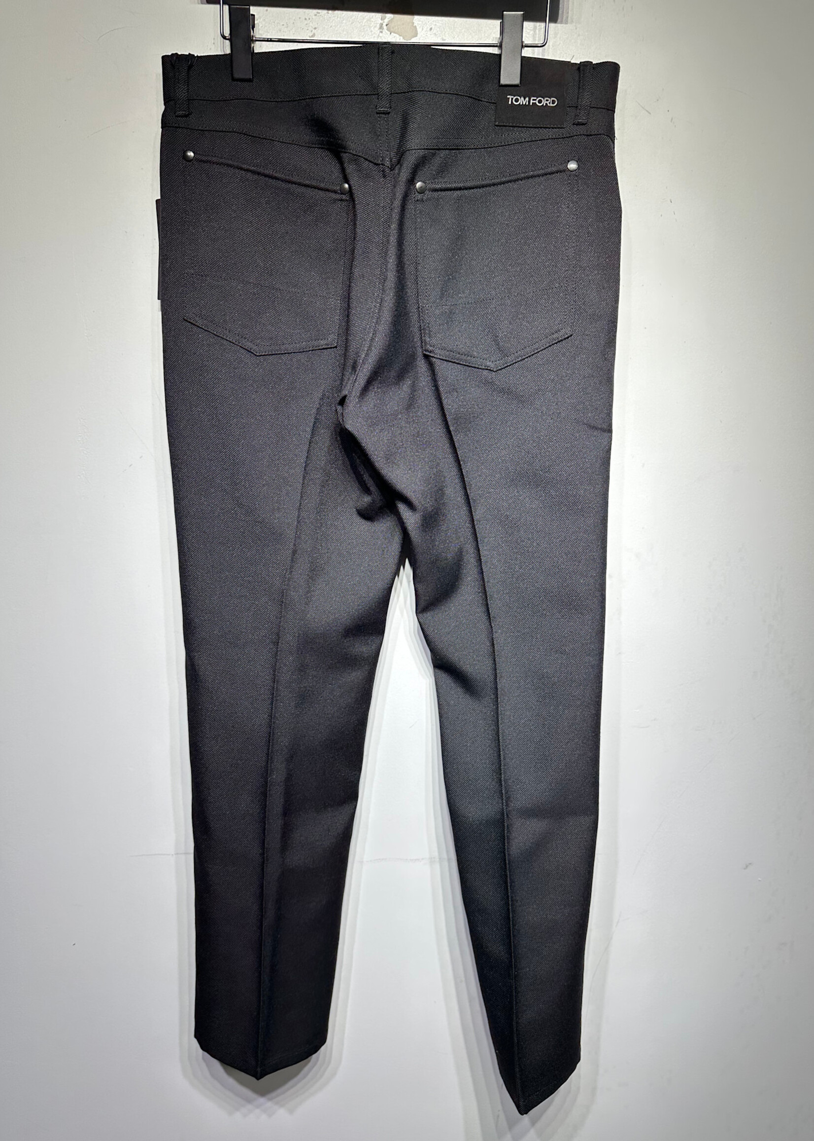 Tom Ford Black Pleated Pants Masc 34