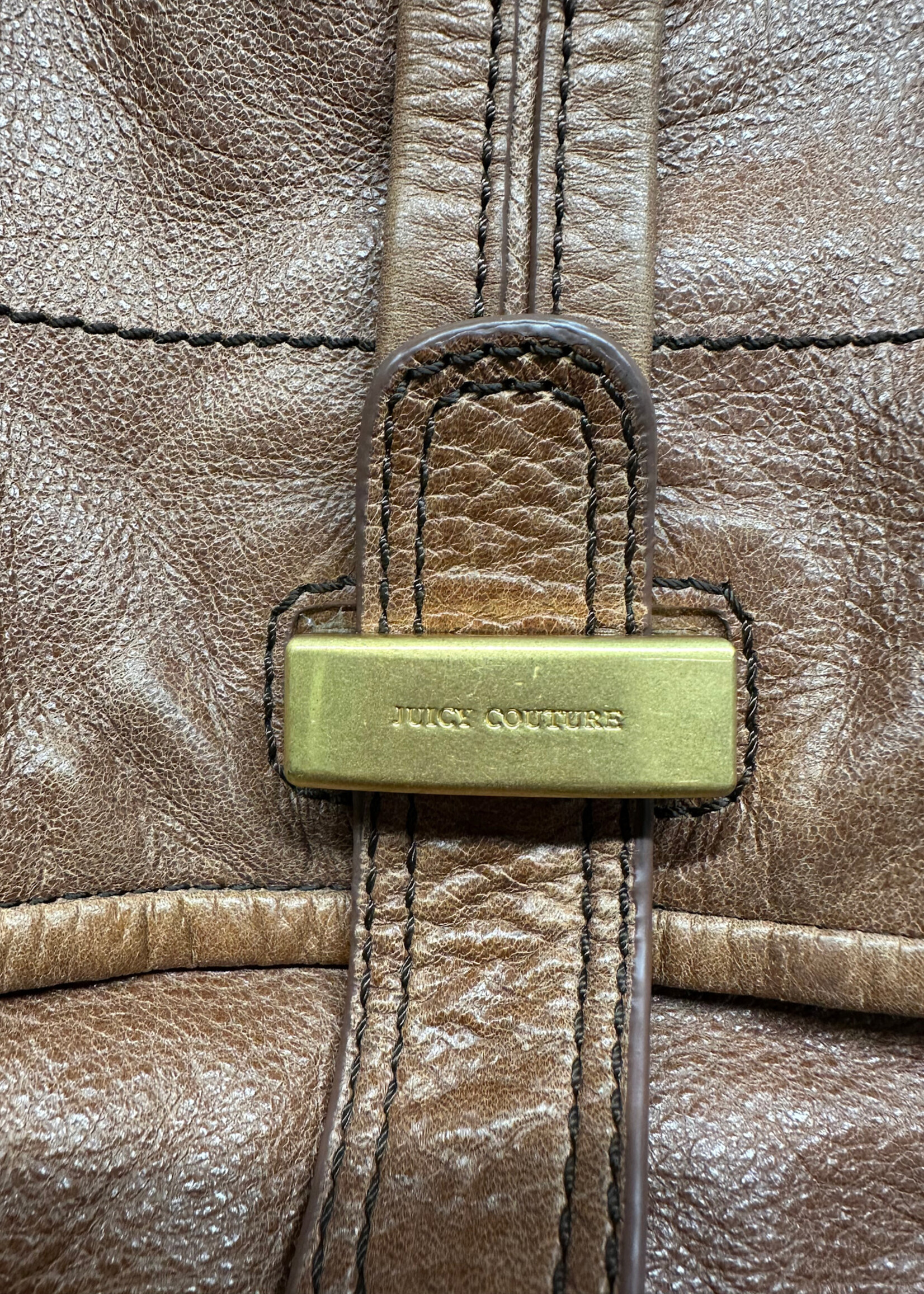 Juicy Couture NWT Brown Leather Satchel