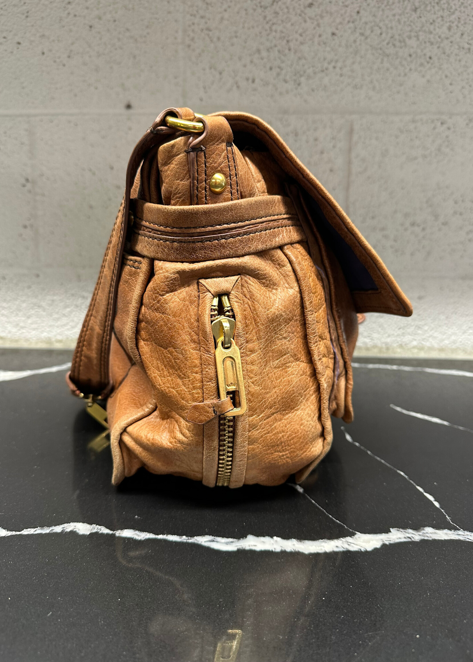 Juicy Couture NWT Brown Leather Satchel