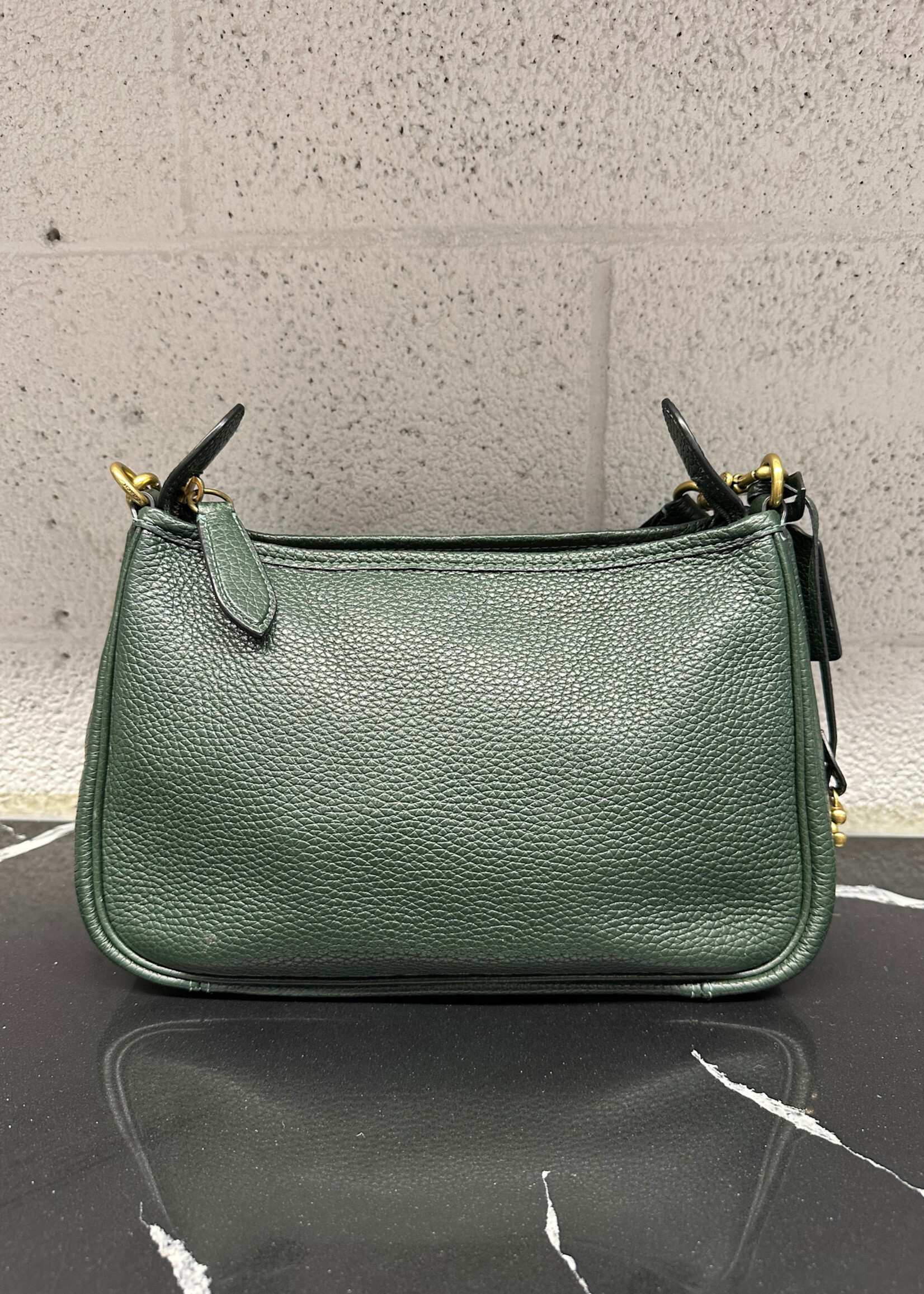 Coach Dark Green 'Cary' Handbag