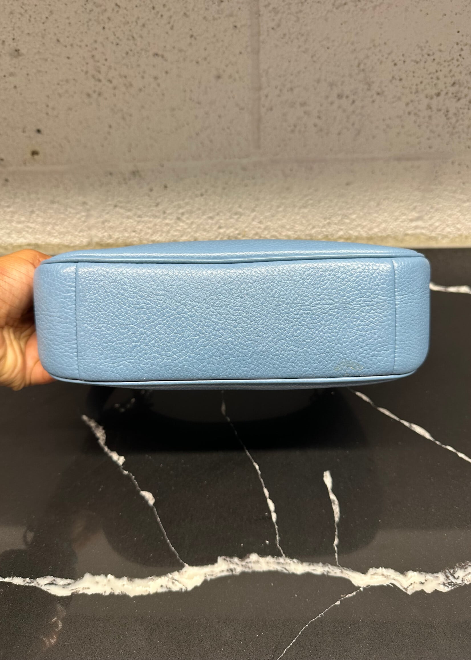 Coach Light Blue Leather Crossbody