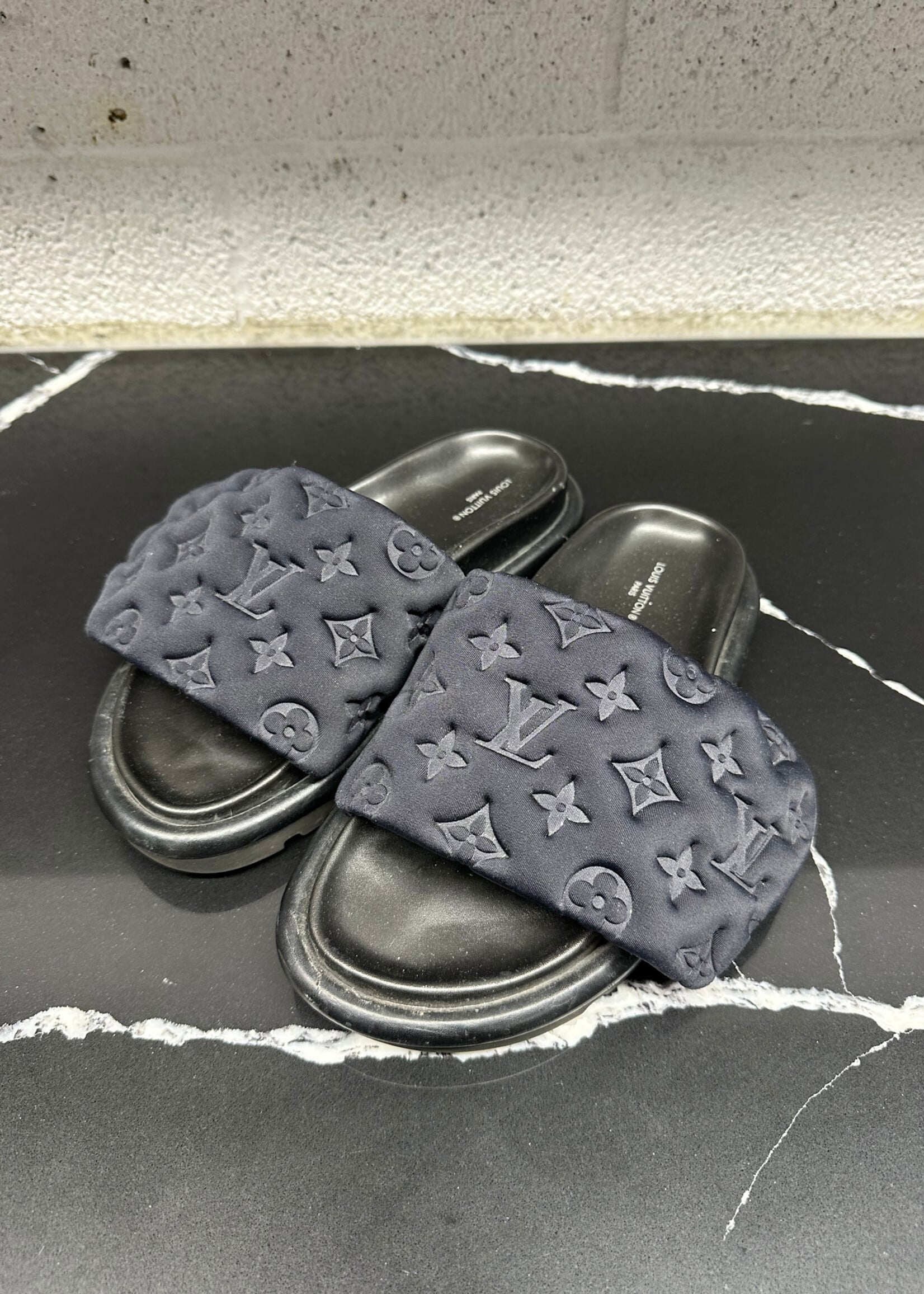 Louis Vuitton Pool Pillow Cloth Slides 36/6