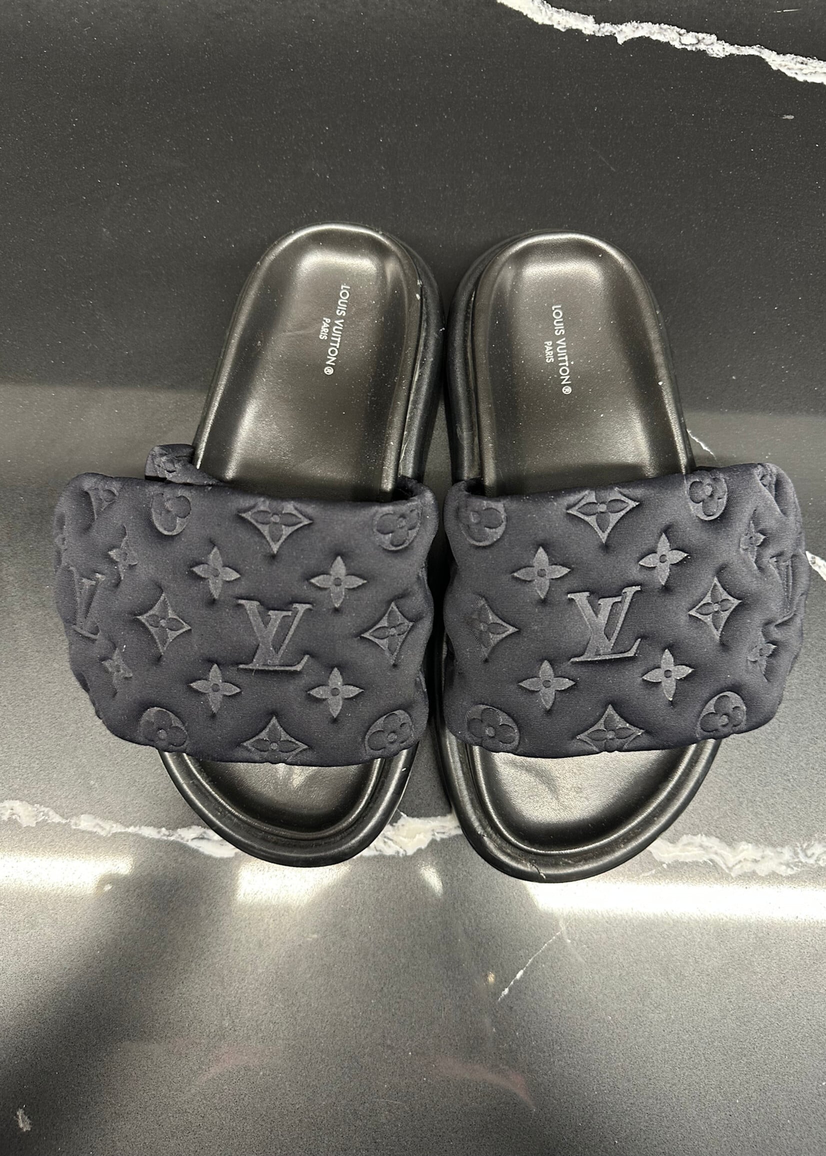 Louis Vuitton Pool Pillow Cloth Slides 36/6