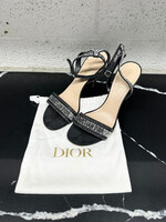 Dior Black 'Dway' Heels 38.5/8